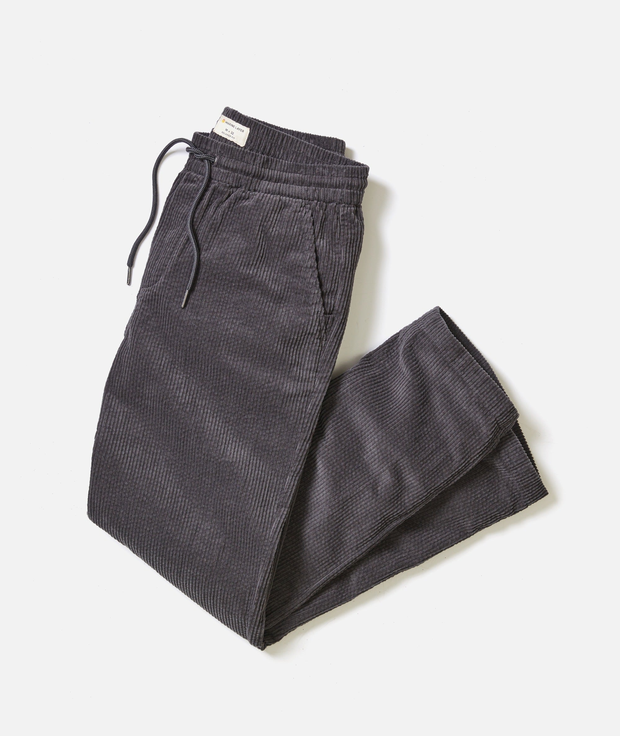 Saturday Corduroy Pant - Relaxed Fit Faded Black