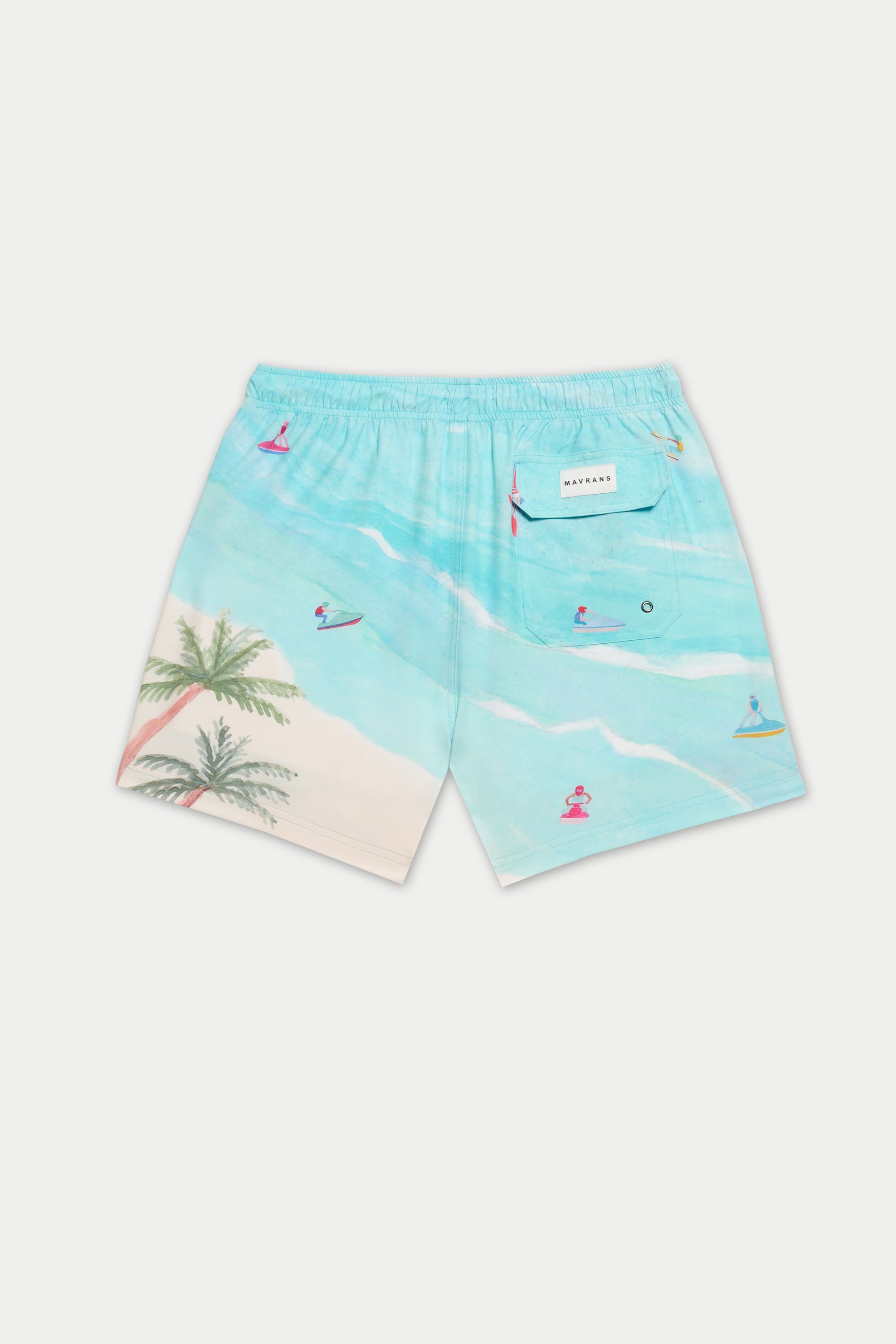 Jet Ski Island Swim Short Blue
