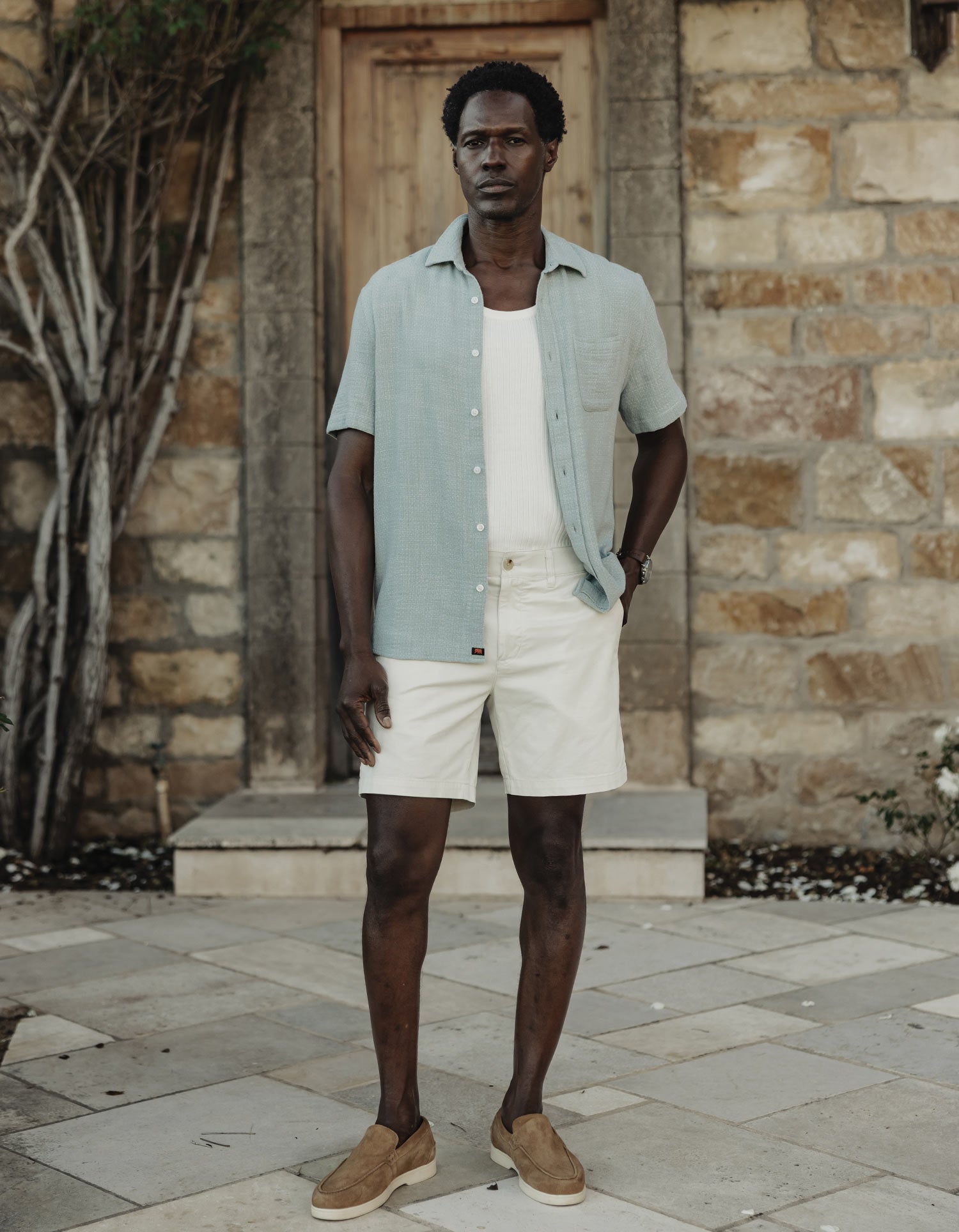 Freshwater Button Up Shirt Ocean Surf Spray