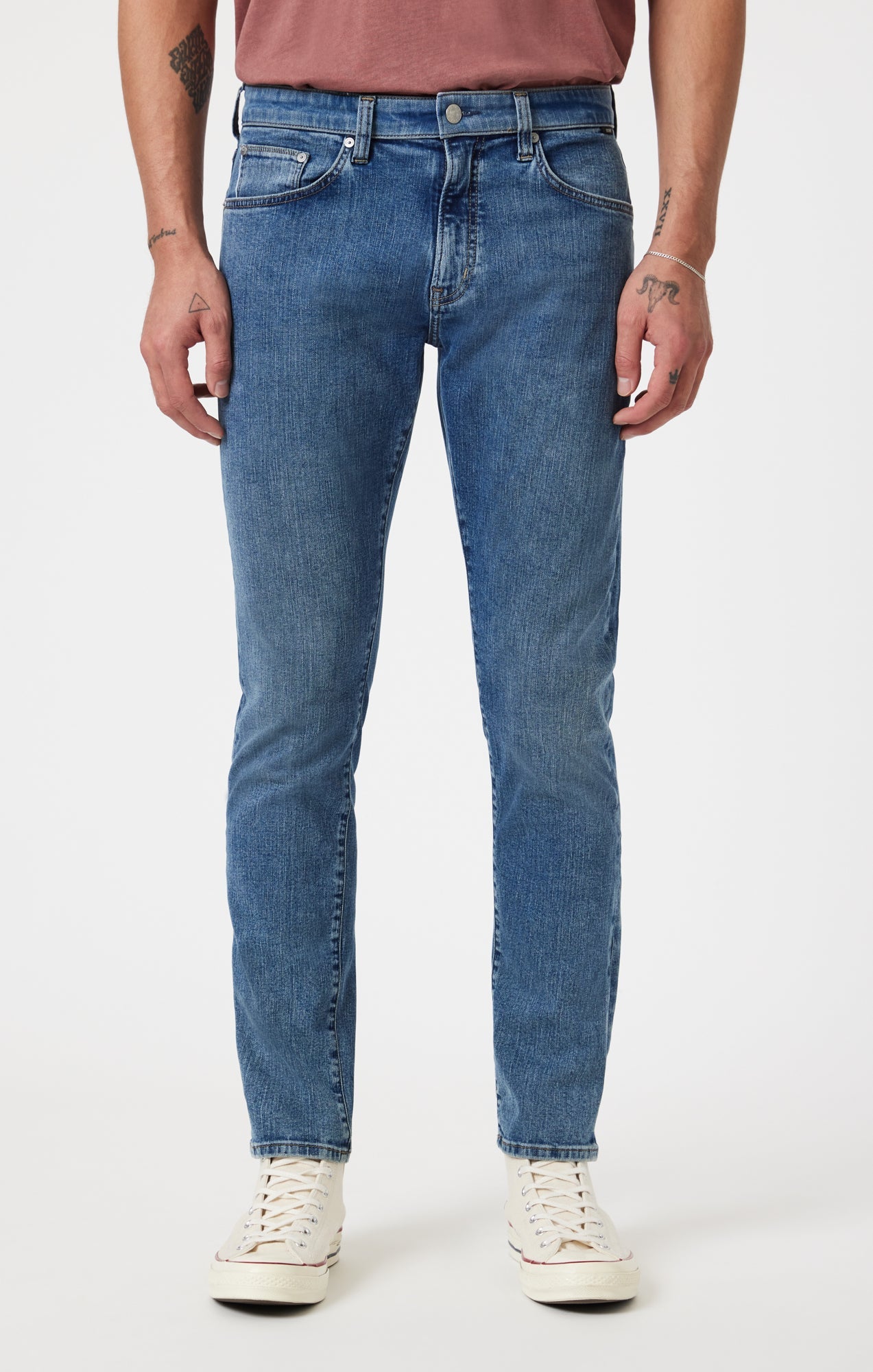 Marcus Selvedge Slim Straight Jean Light Brushed