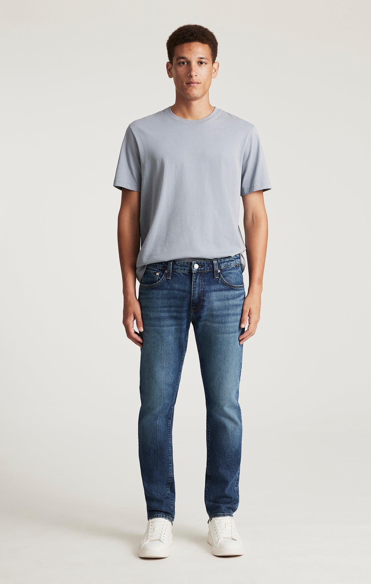 Marcus Slim Straight Leg Mid Classic Blue