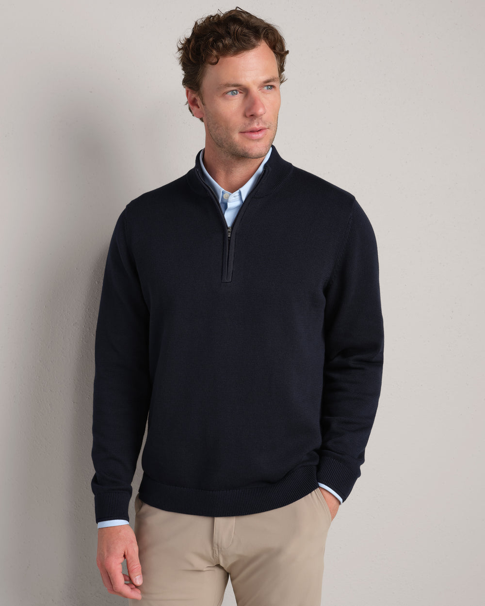 Commuter 1/4 Zip Sweater True Navy