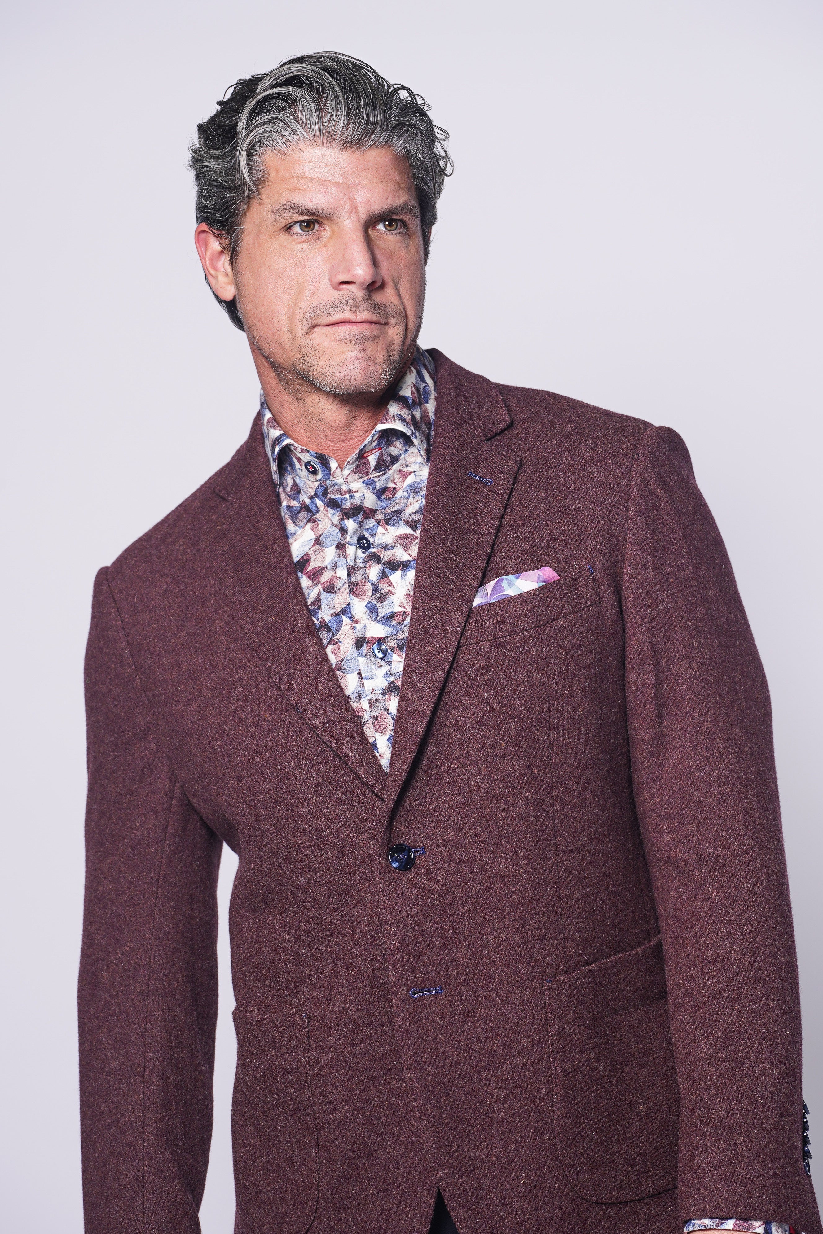 Gallagher Blazer Burgundy