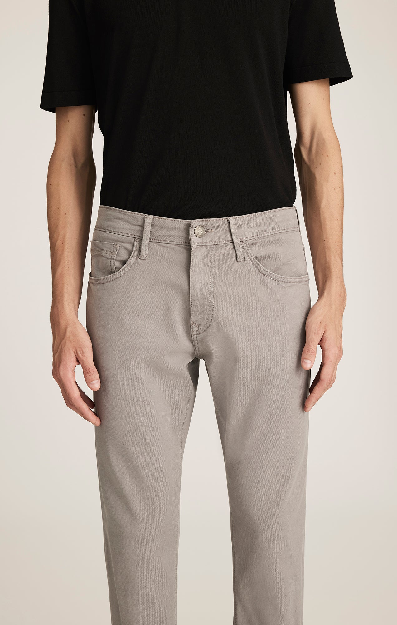Marcus Slim Straight Luxe Twill Shark