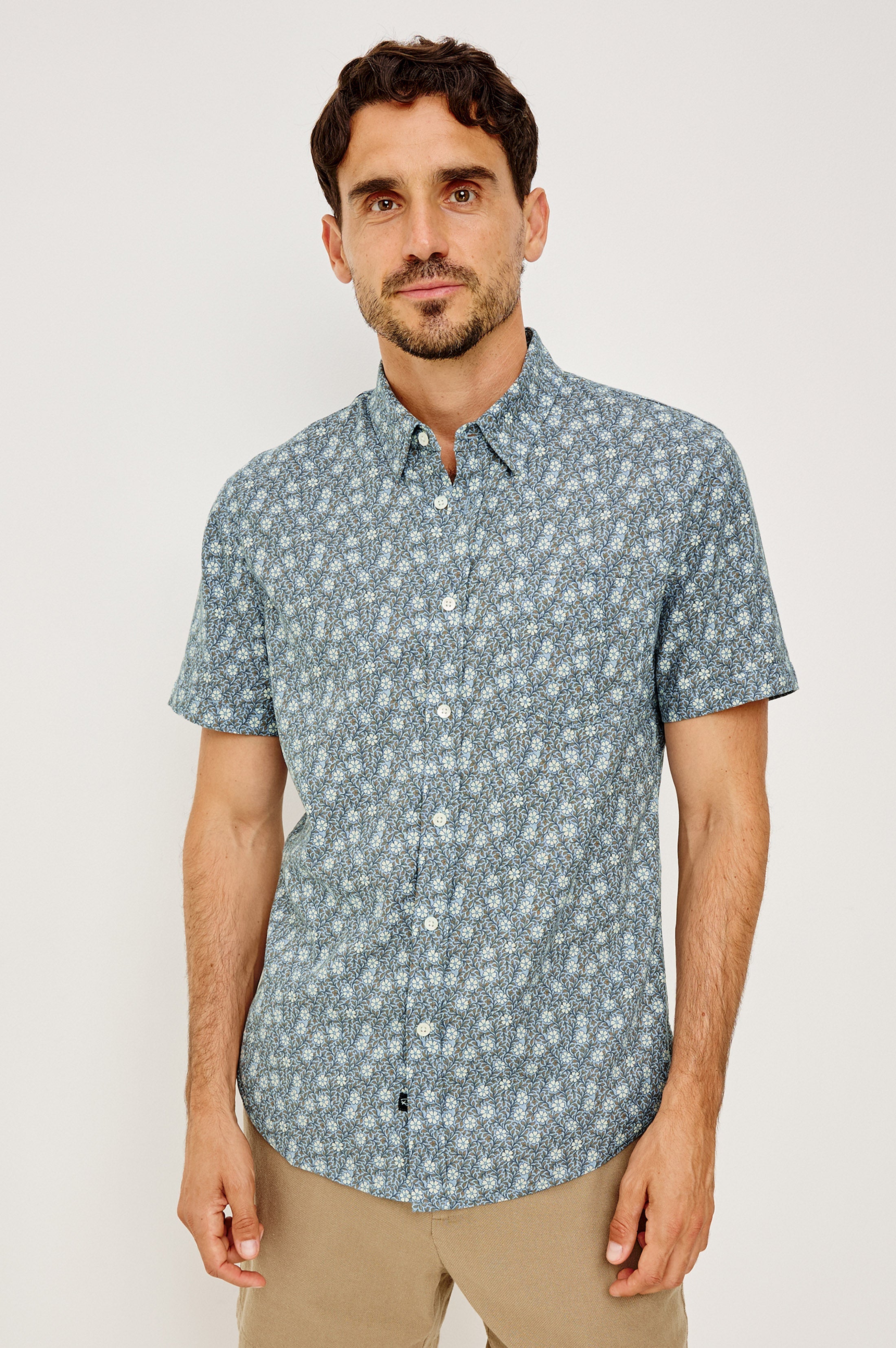 Carson Shirt Botanic Batik Crystak