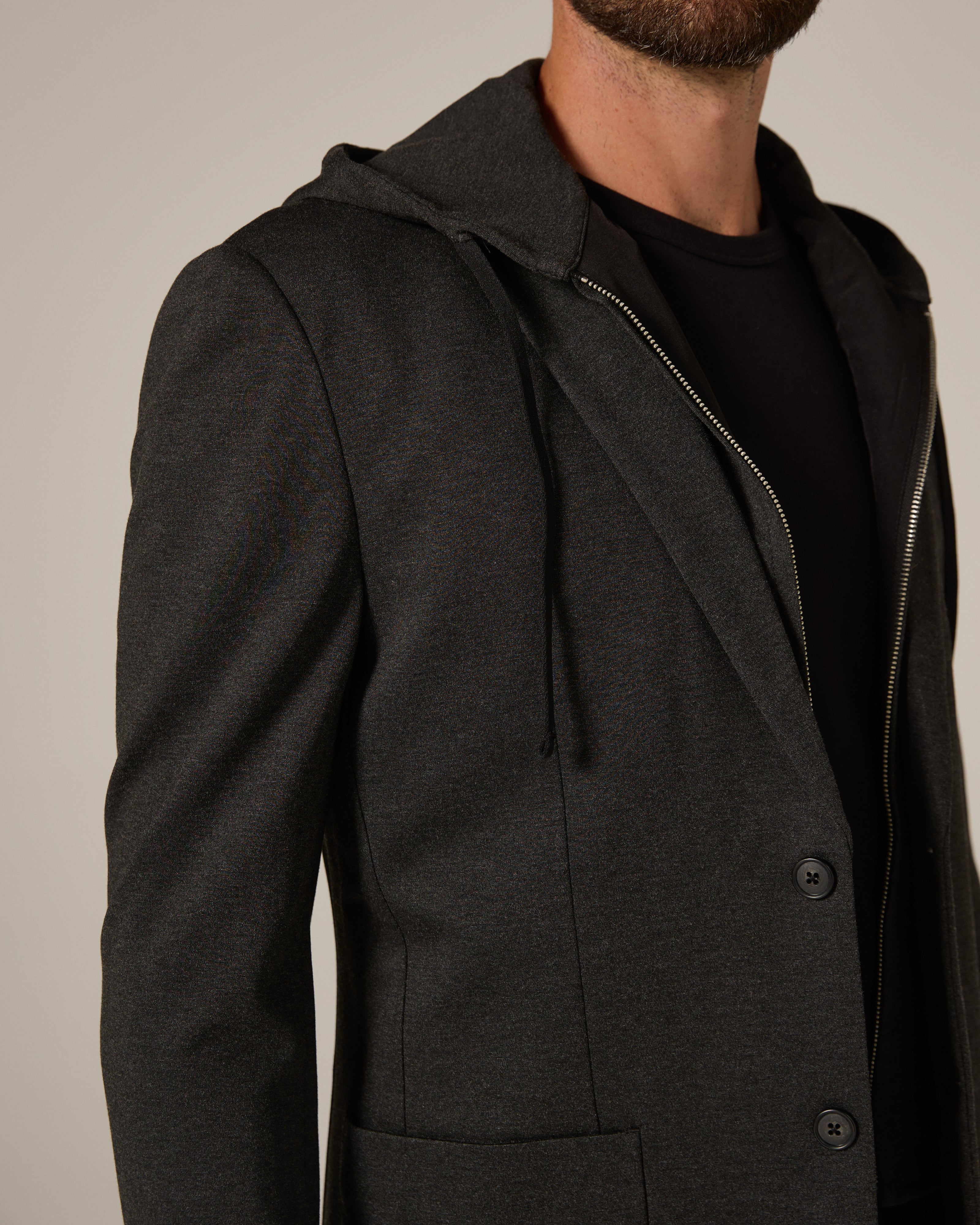 The District Blazer Dark Charcoal