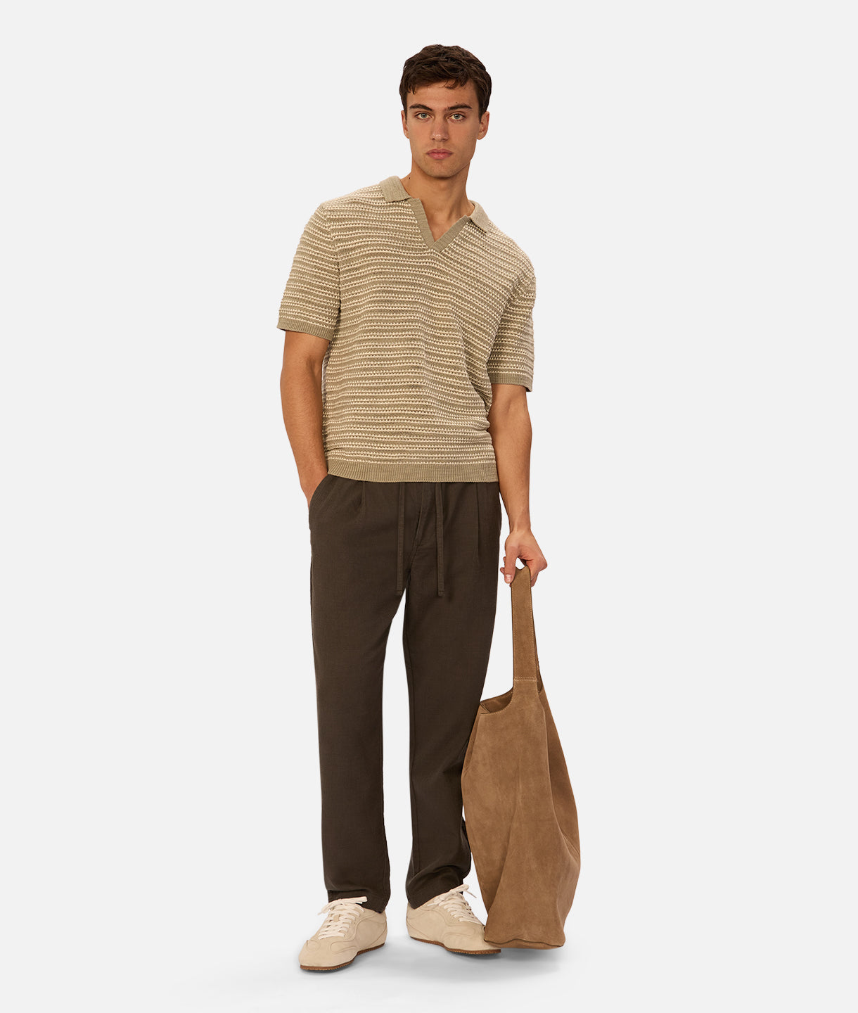 The Matera Polo Olive/Stone