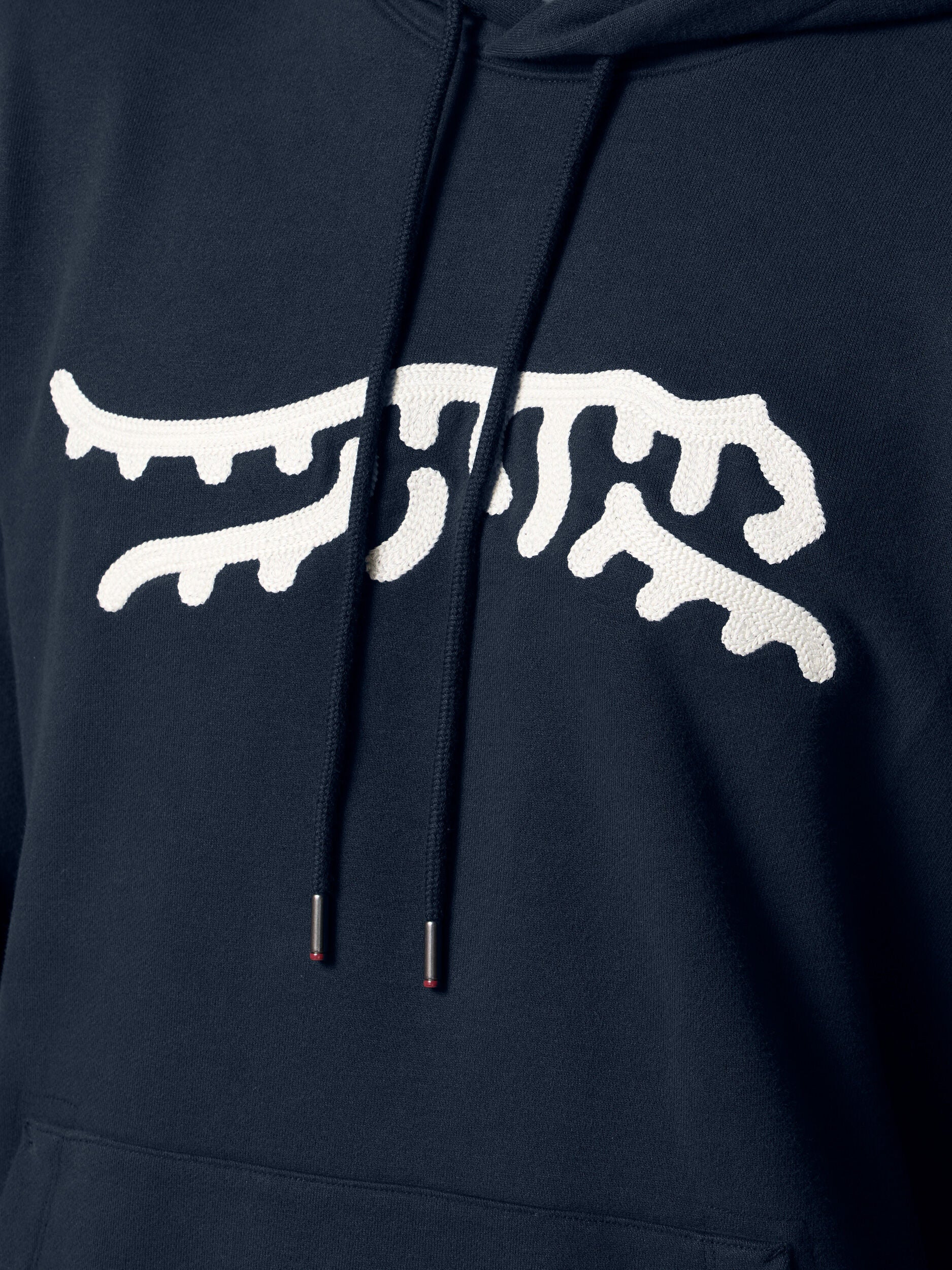 Icon Chainstitch Hoodie Navy Blazer