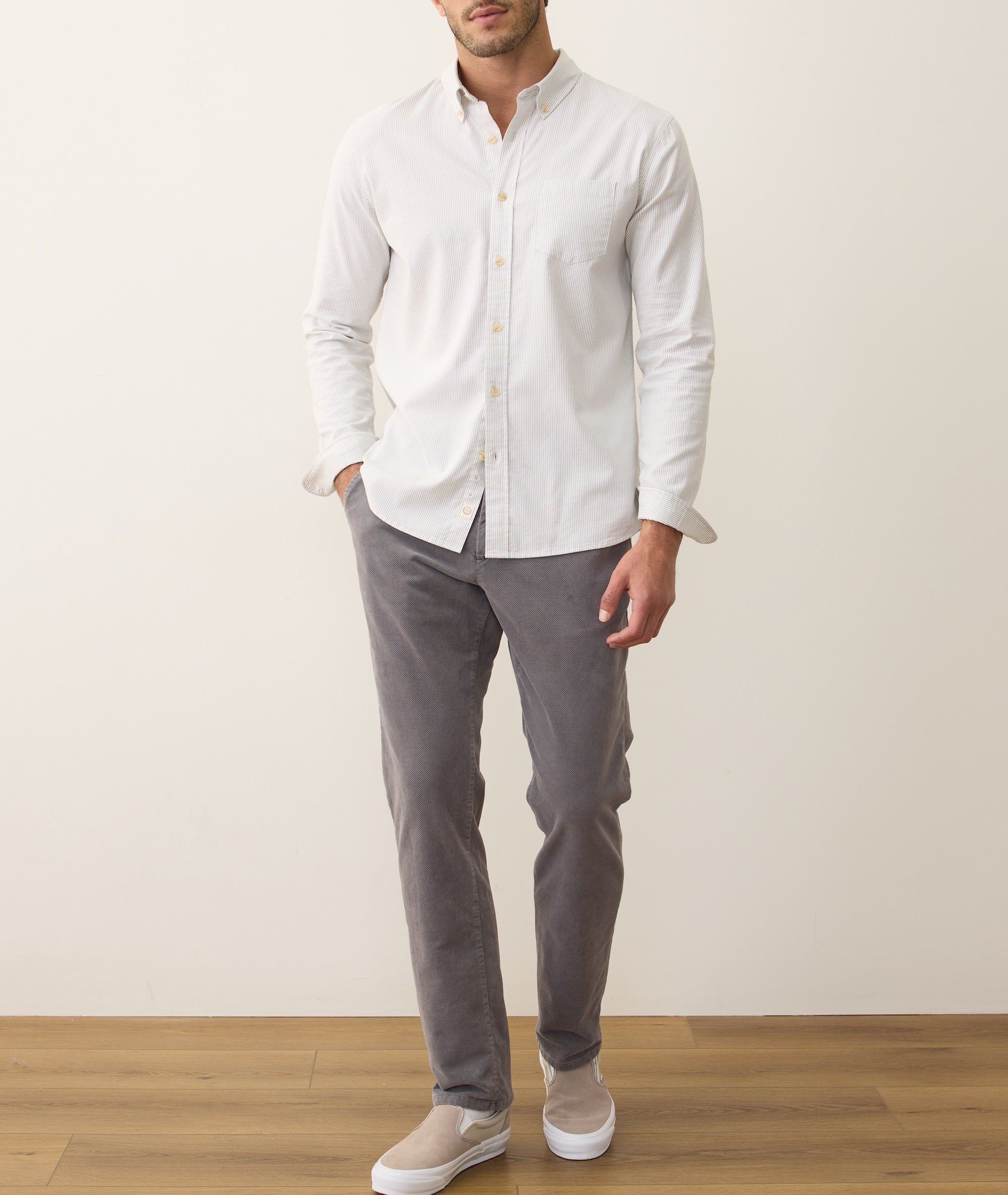 Saturday Slim Straight Moleskin Chino Mockingbird