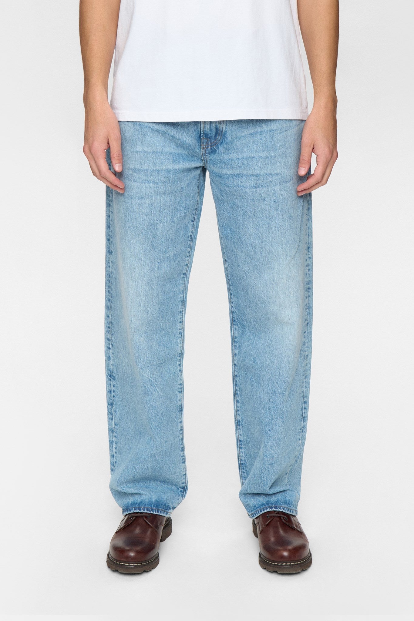 Akjonas Wide Leg Jeans Light Sea Blue