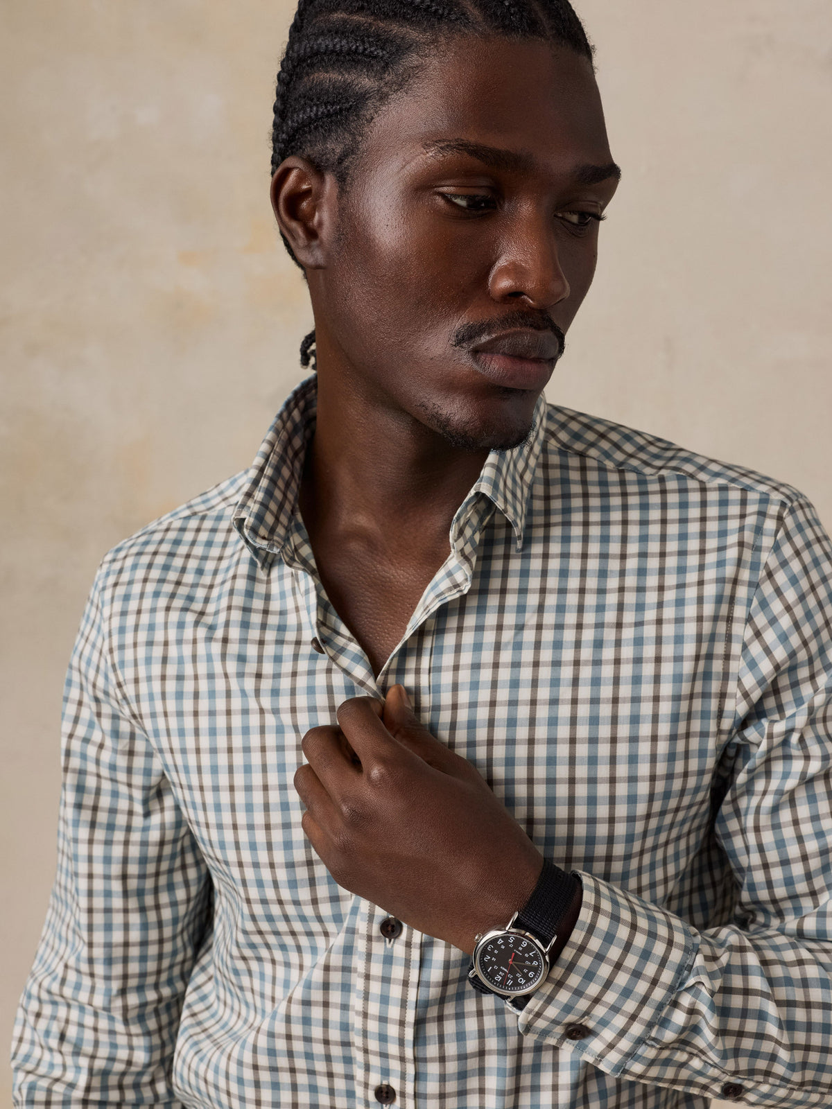 Soft Twill Movement Shirt Burr Oak Gingham