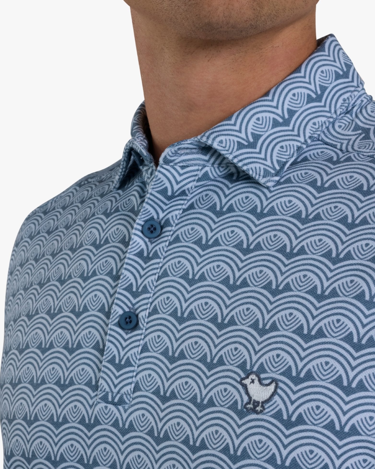 Ride The Waves Polo Blue