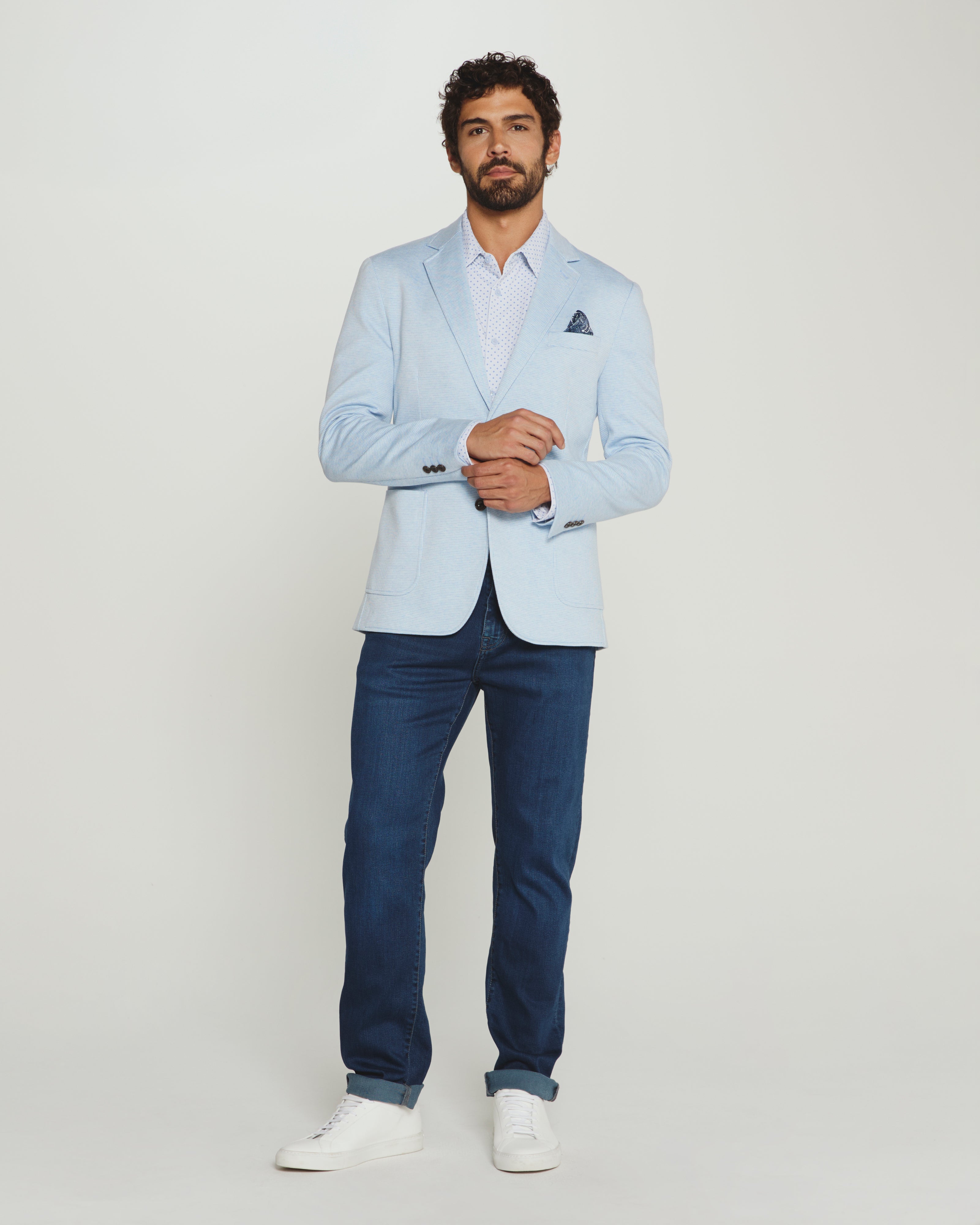 Westport Blazer Light Blue