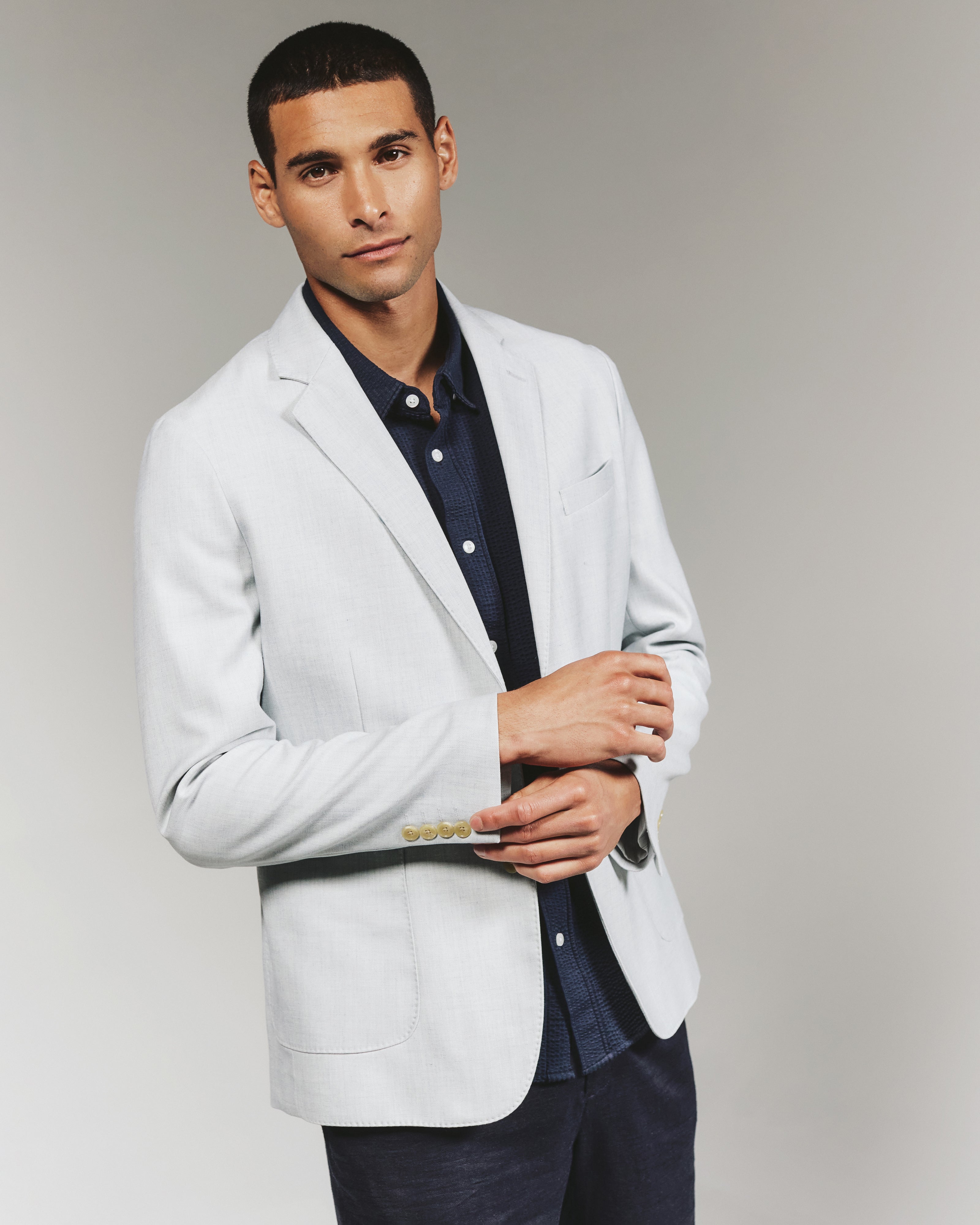 Moore Blazer Light Blue