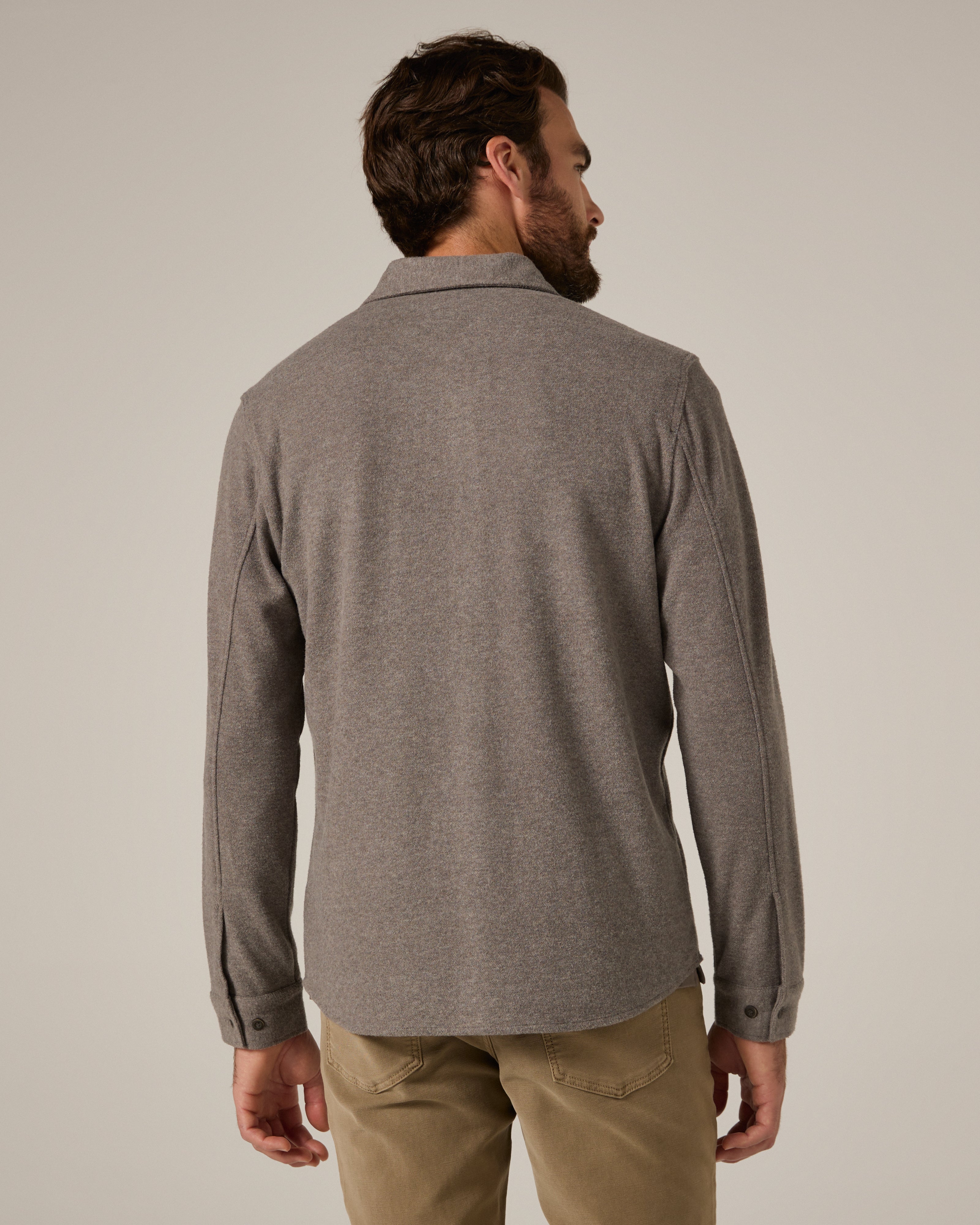 Generation Long Sleeve Marled Shirt Grey