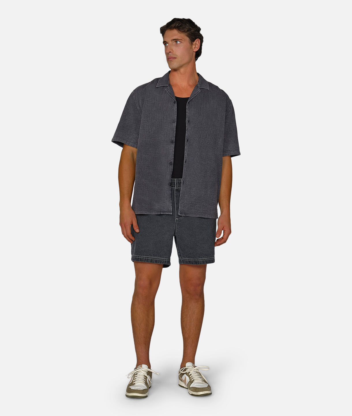 The Canyon Shirt Washed Charcoal