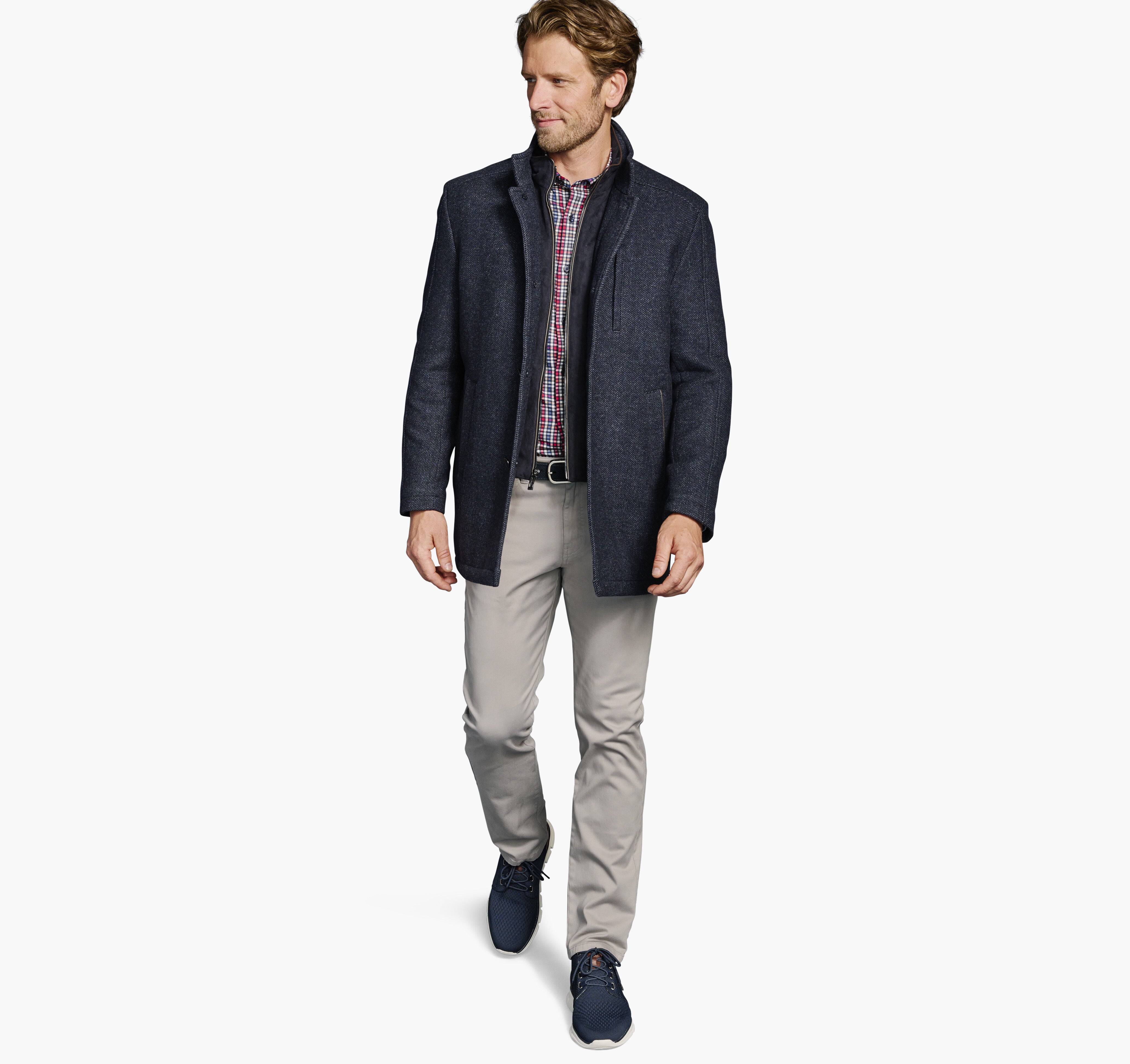 Upton Car Coat Charcoal