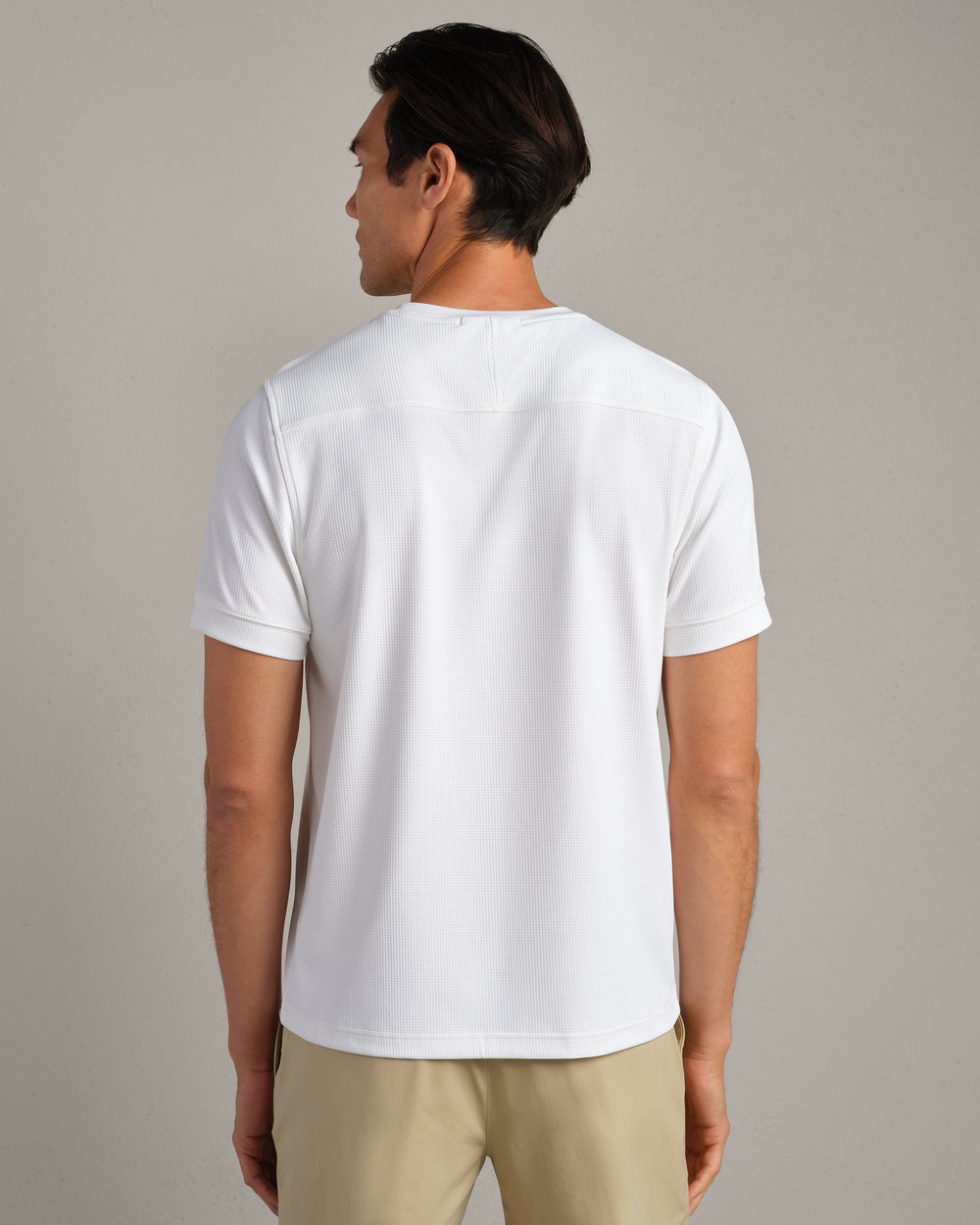 Waffle Tech Tee White