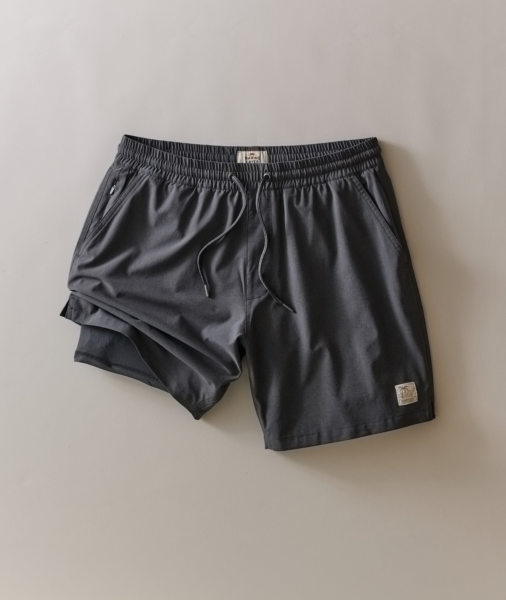 Lined Sport & Swim Short Asphalt