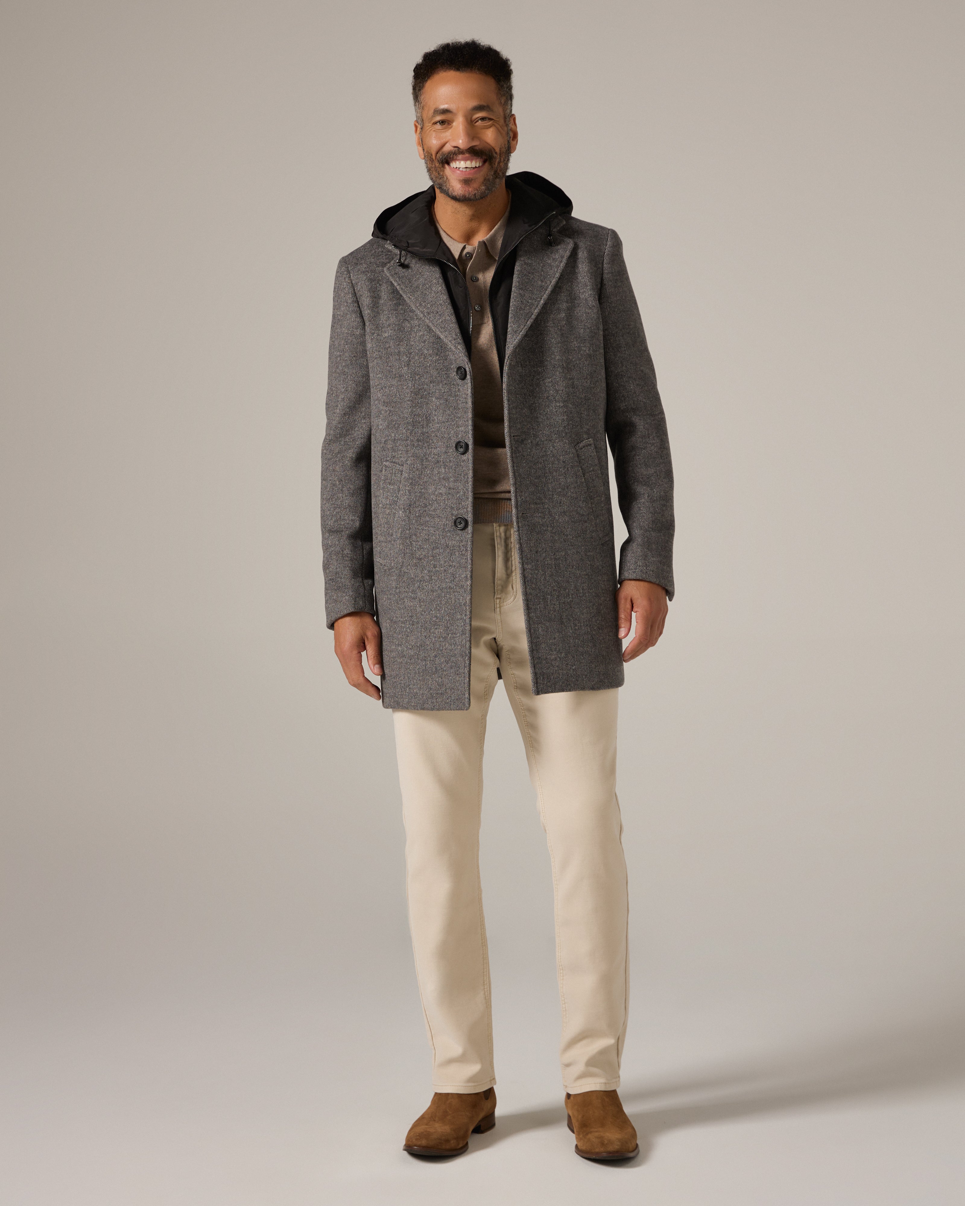 The Borough Overcoat Grey