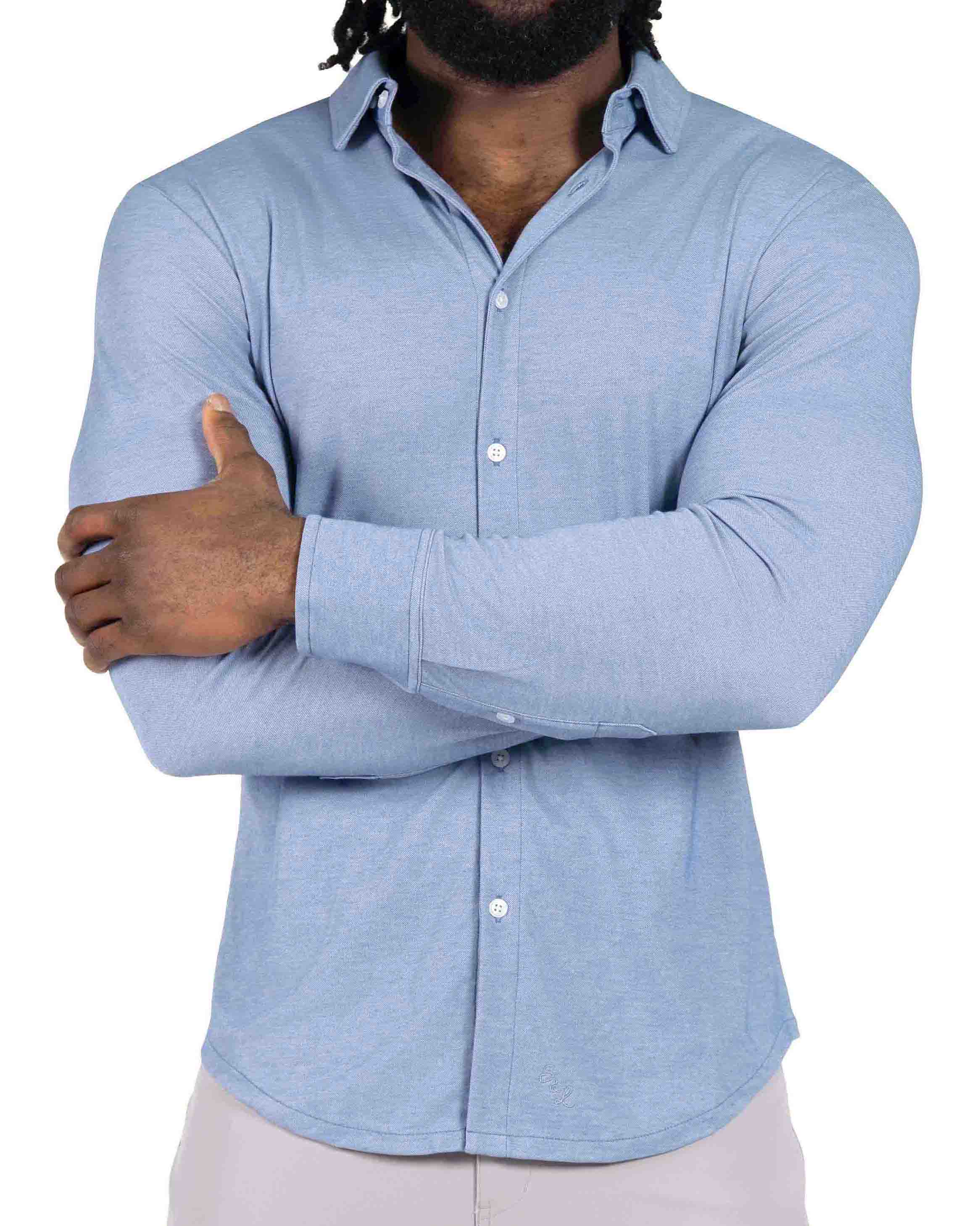 The Dylan Shirt Sky Blue