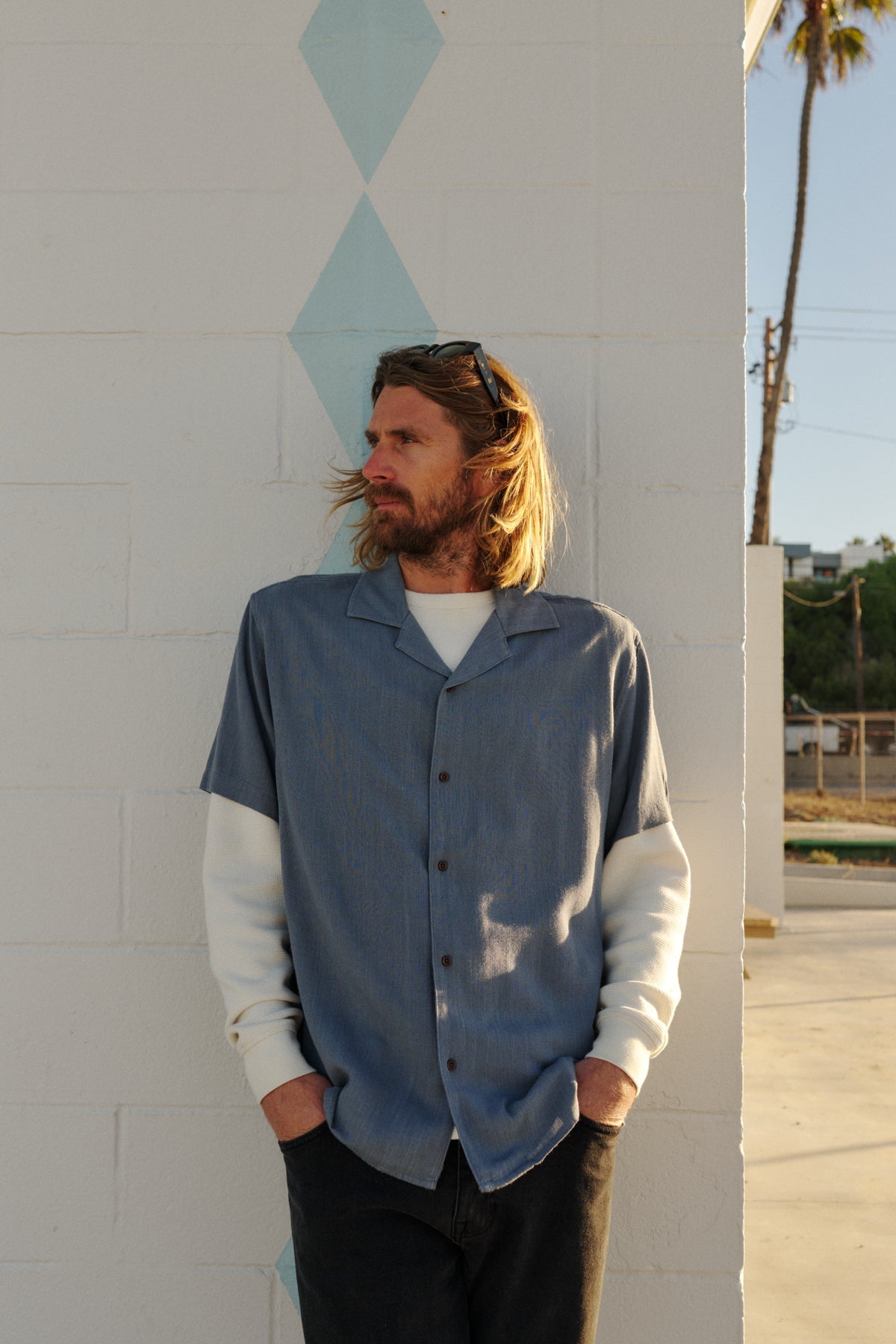 Teller Shirt Tempest Blue
