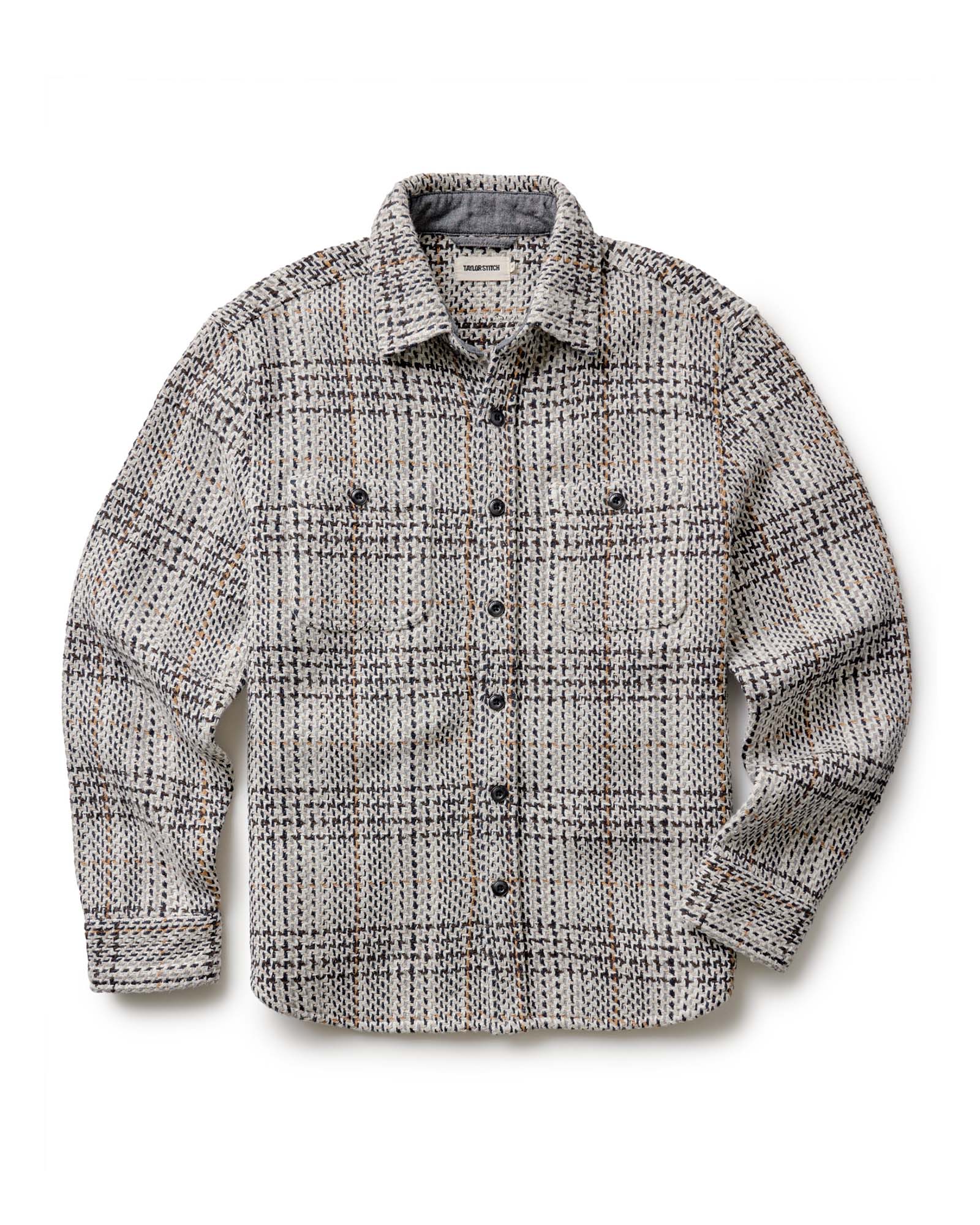 The Cutter Overshirt in Plaid Stone