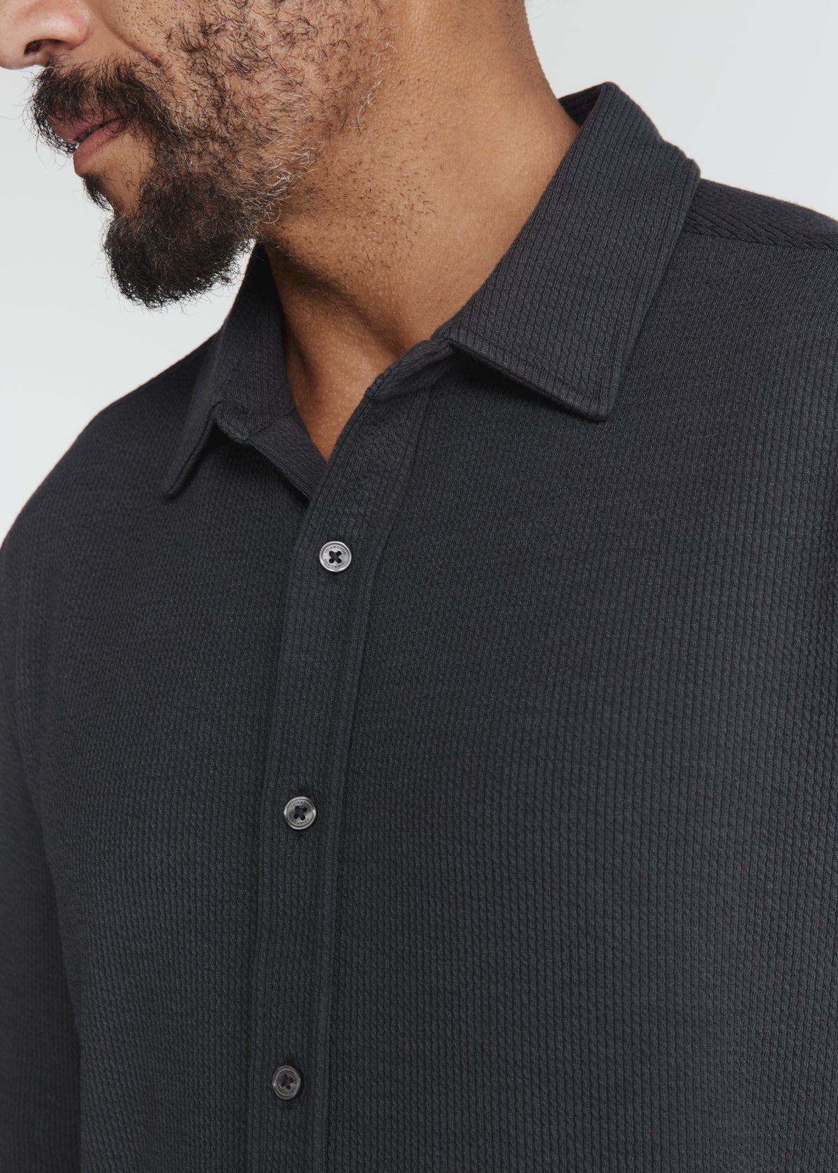 Levine Long Sleeve Shirt Anthracite