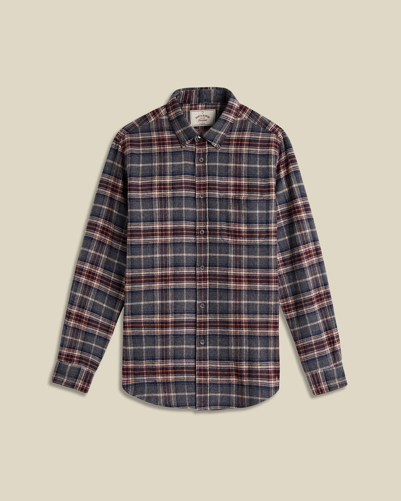 Augusta Plaid Shirt Charcoal Multi