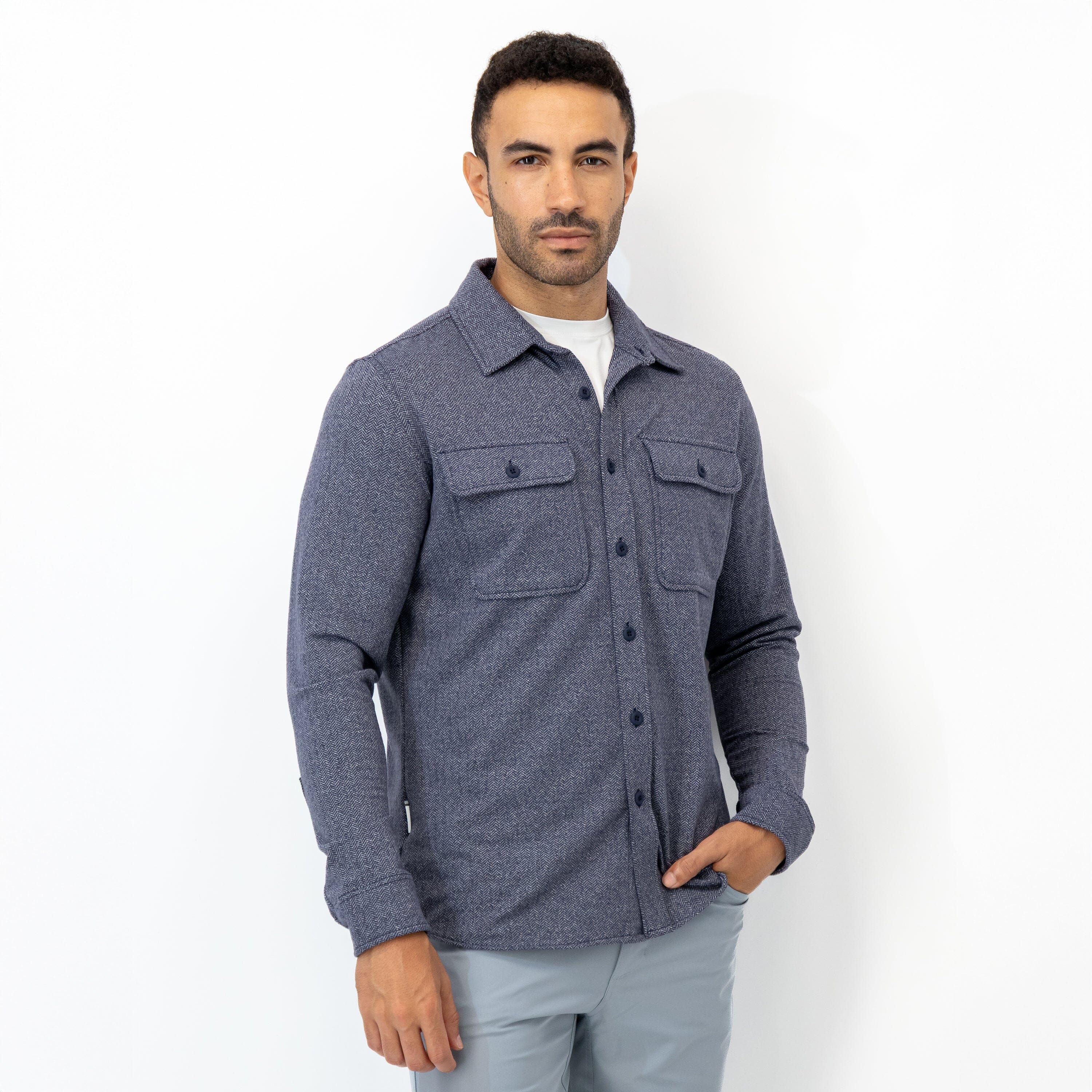 Sheffield Shirt Fleet Navy/White