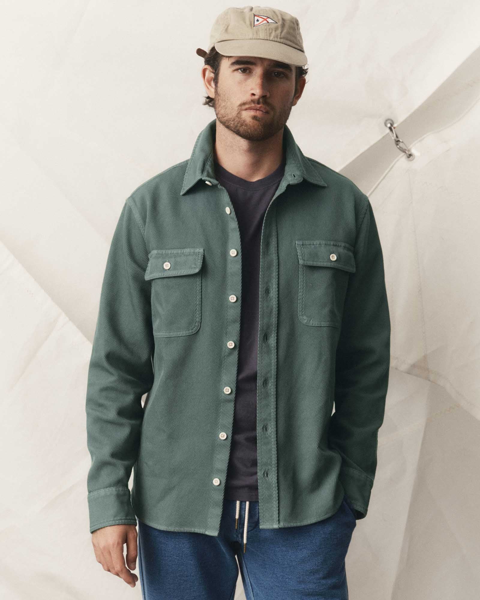The Ledge Twill Shirt Deep Sea