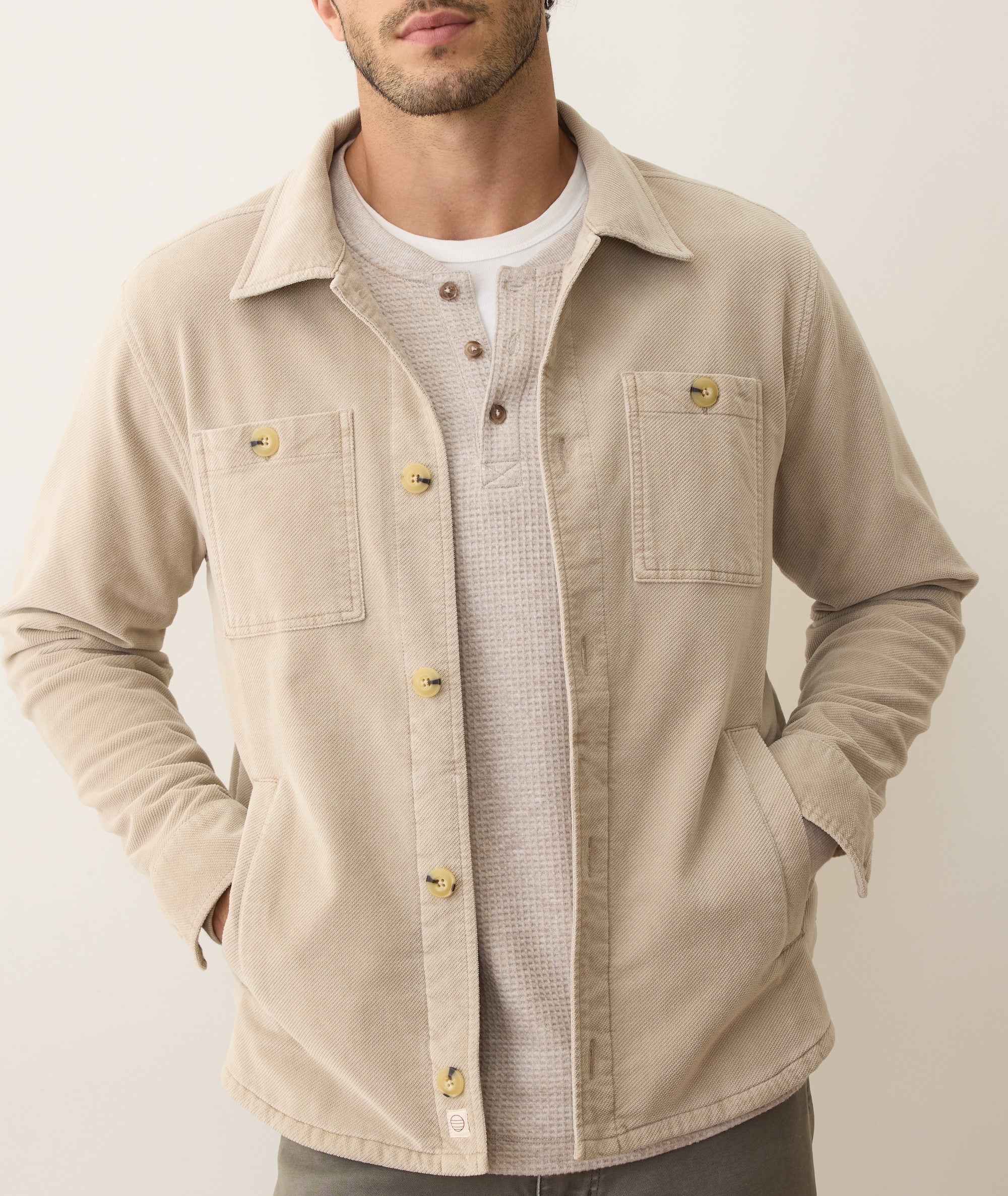 Max Moleskin Overshirt Taupe
