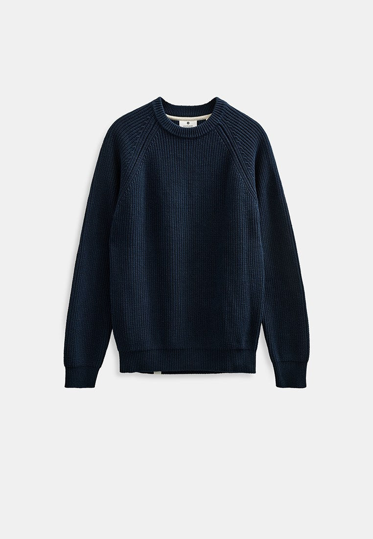 Aksune Patent Knit Sky Captain
