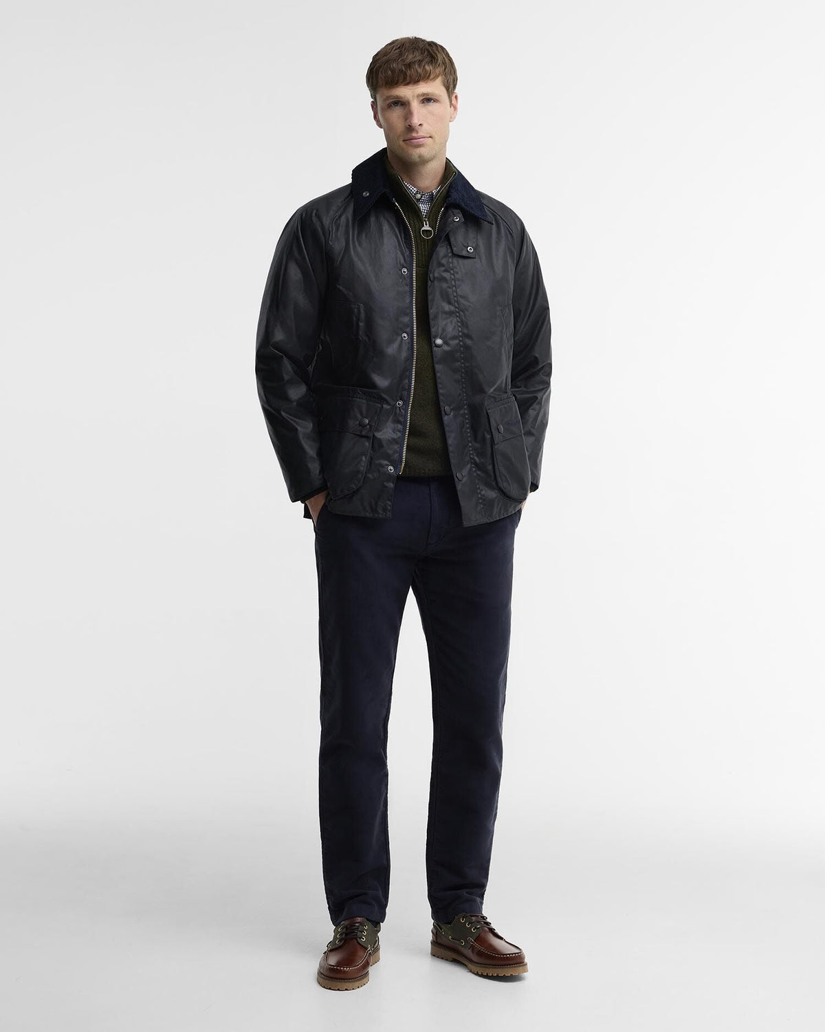 Bedale Wax Jacket Navy