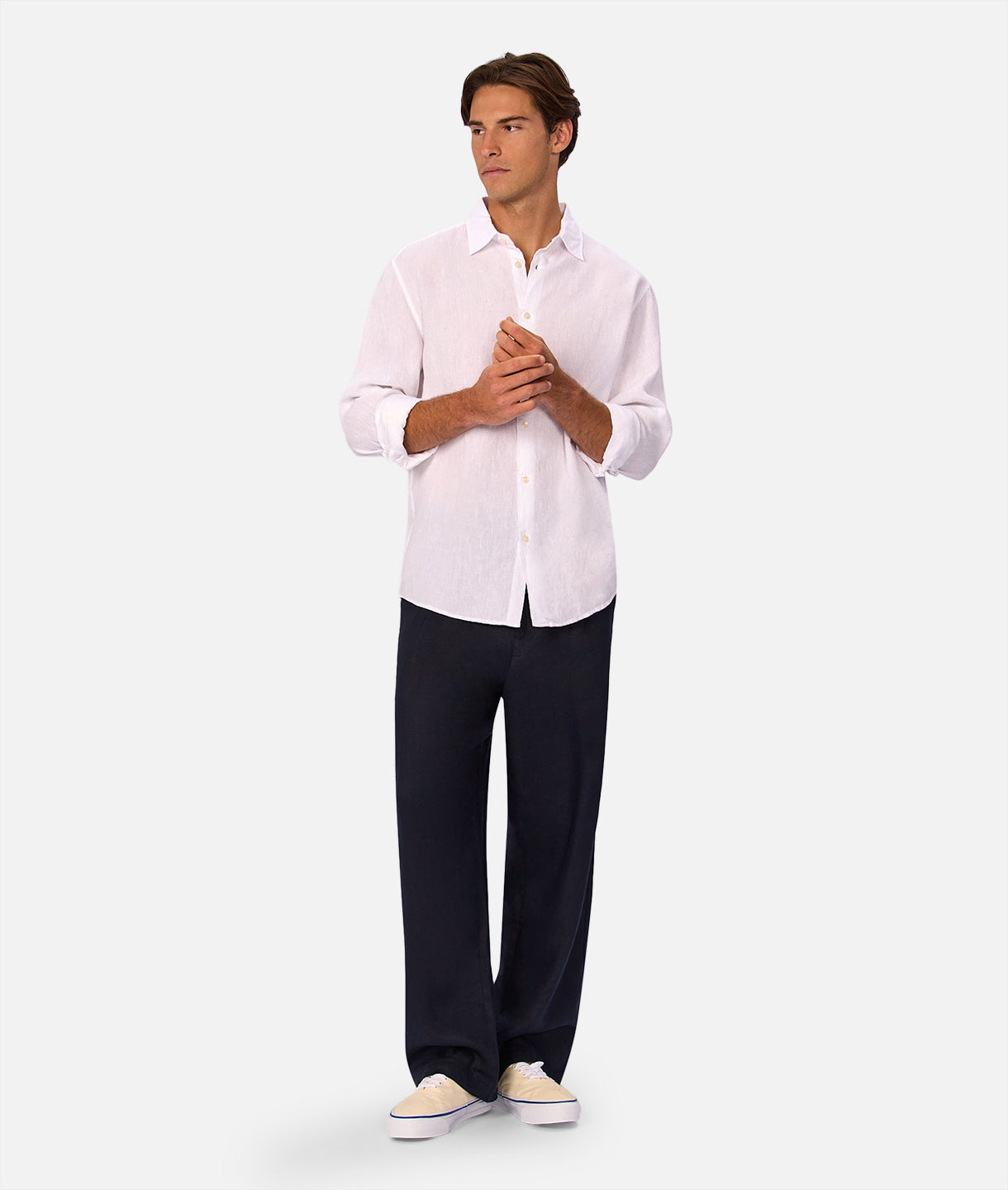The St. Martins Long Sleeve Shirt Winter White