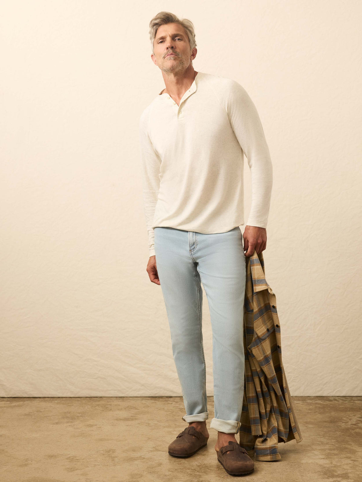 Cloud Henley Ivory Heather