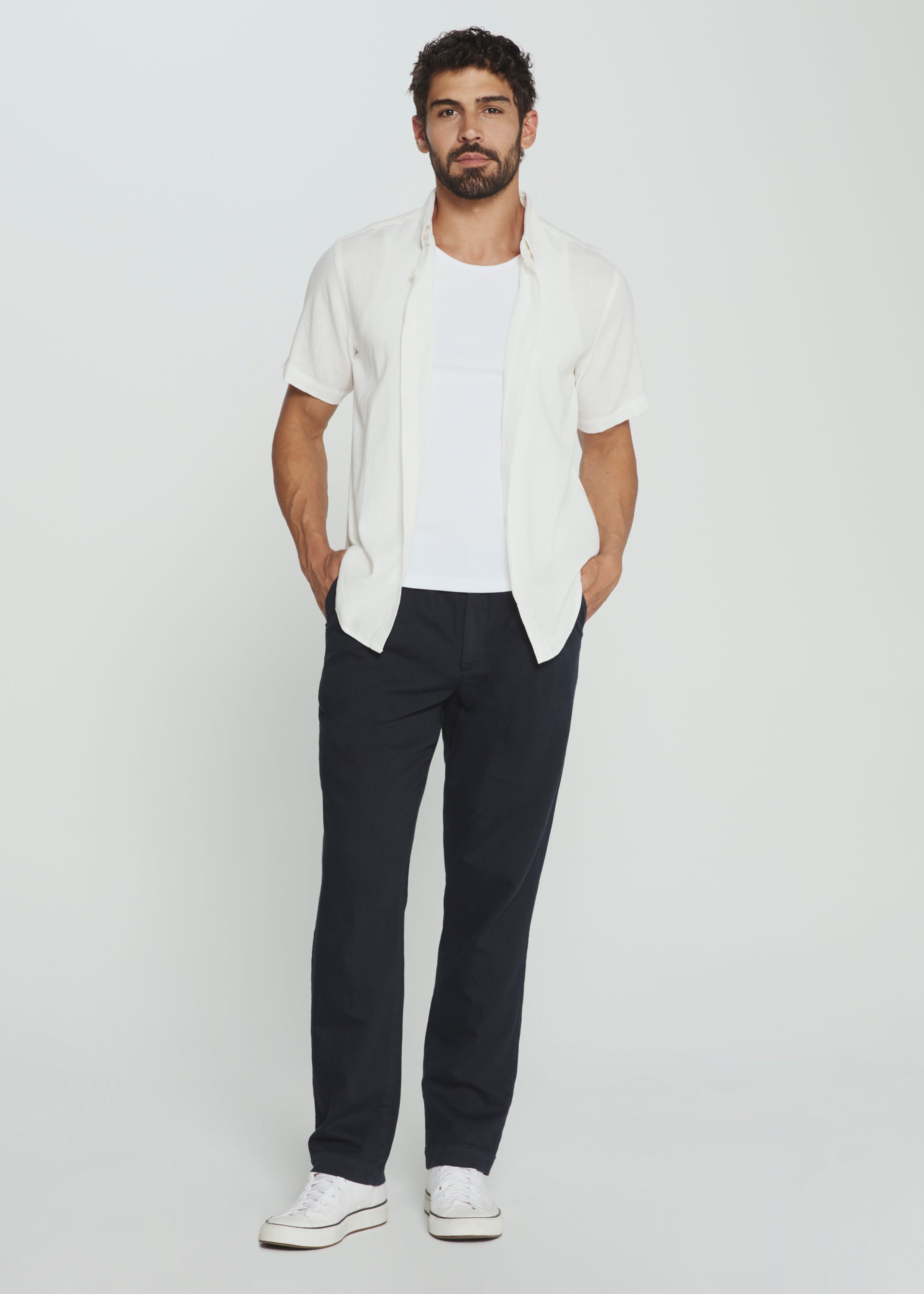 Laguna Linen Chino Pant Navy