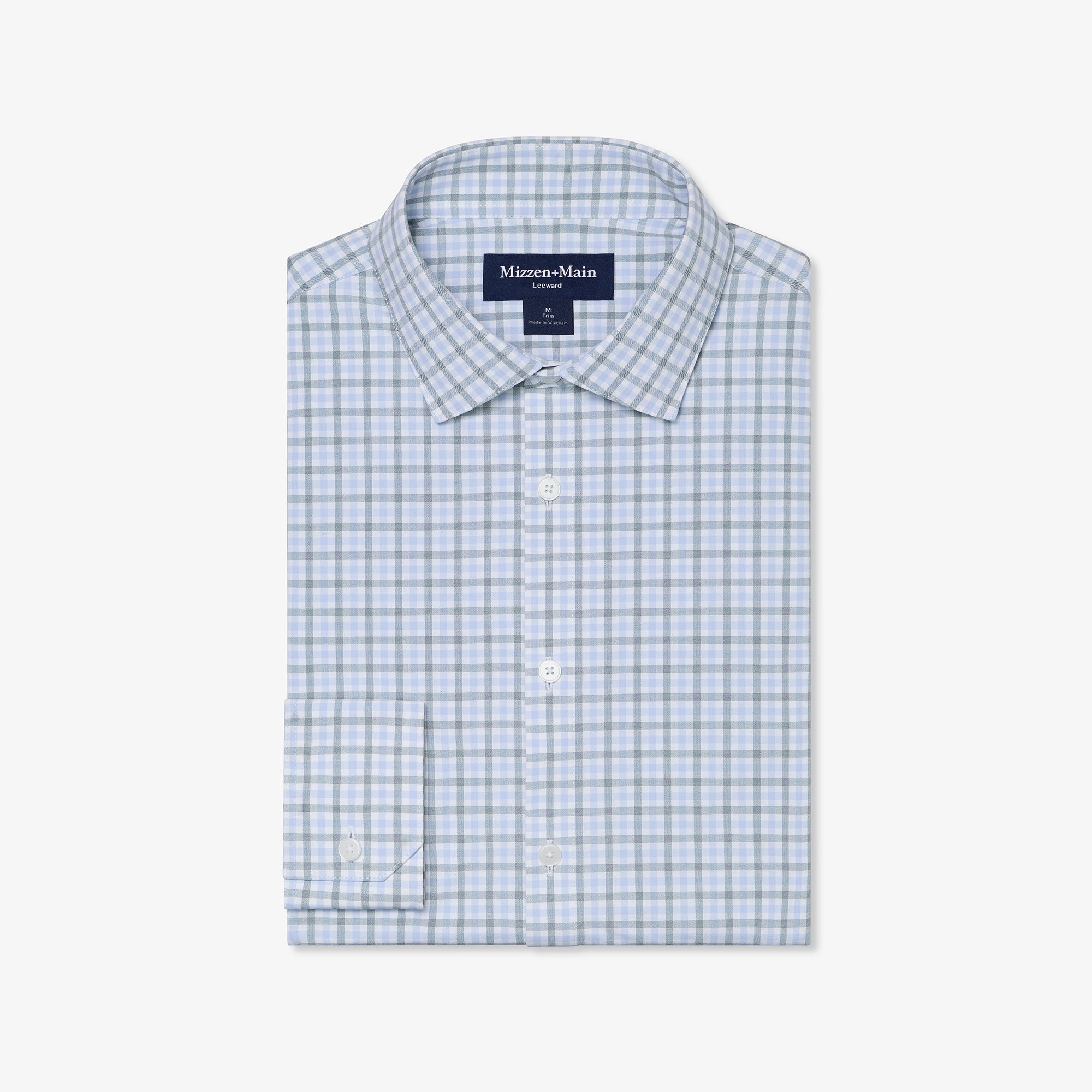 Leeward LS Dress Shirt Hemlock Miles Plaid