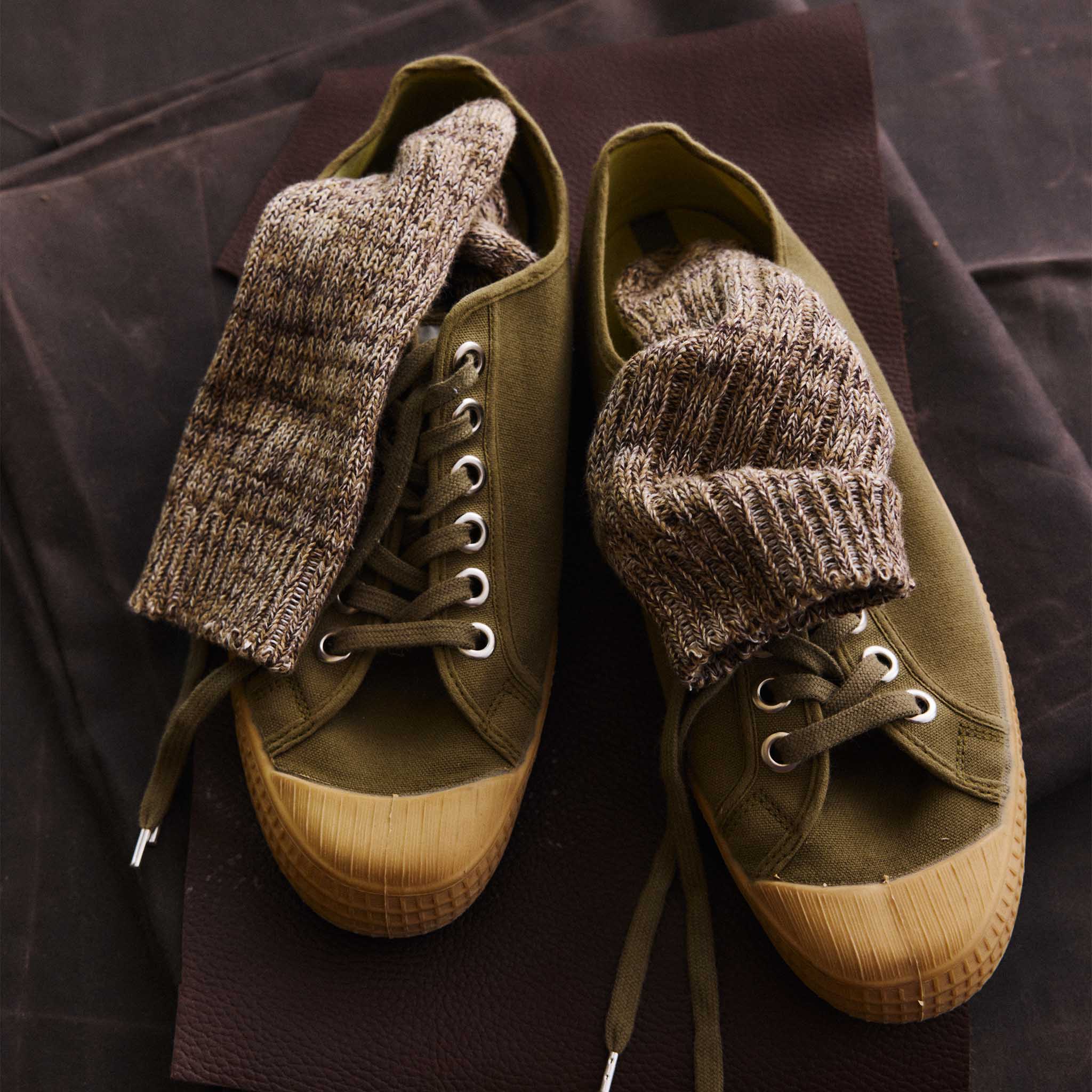 The Camp Sock in Marl Coffee