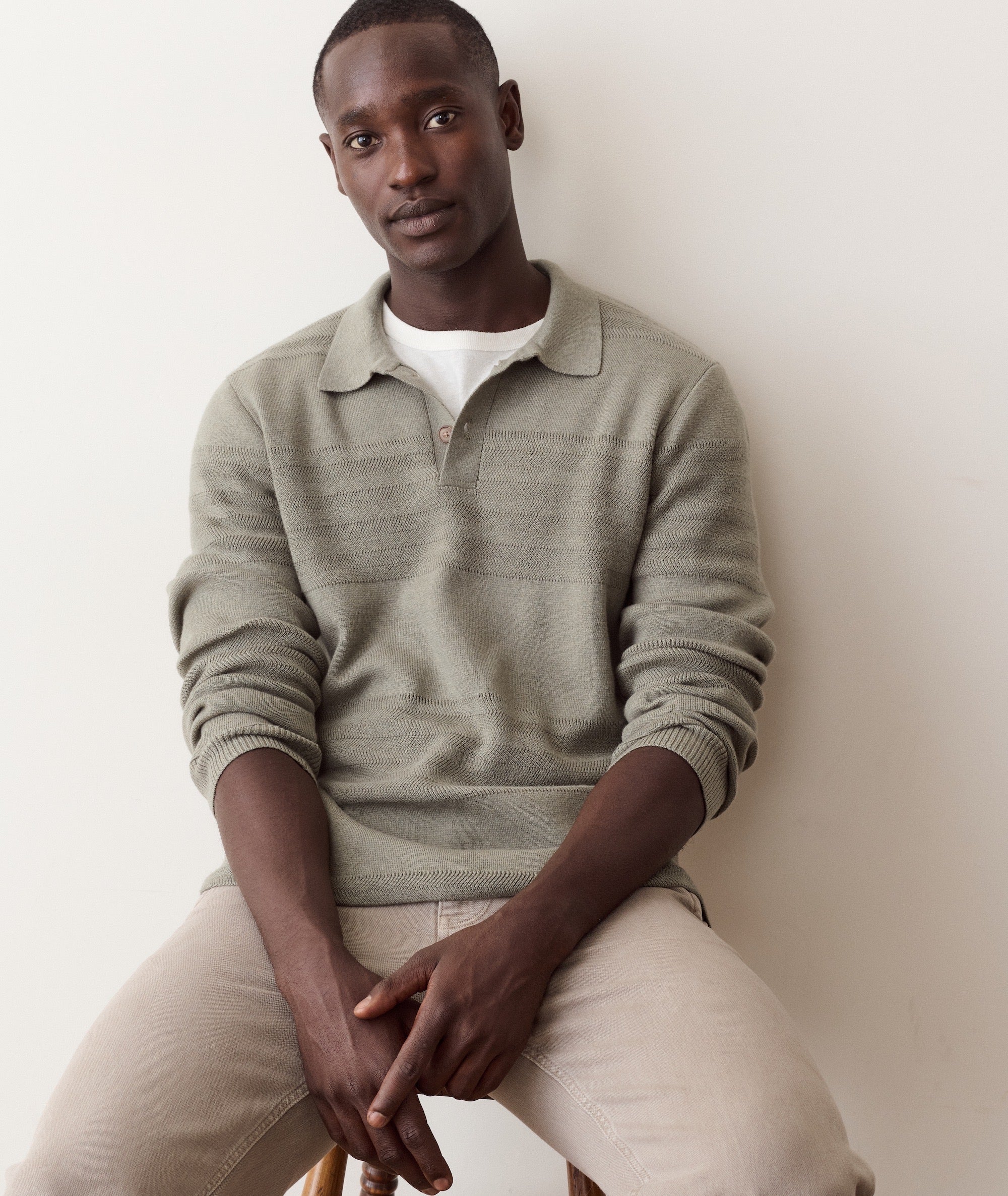 Rugby Sweater Polo Vetiver