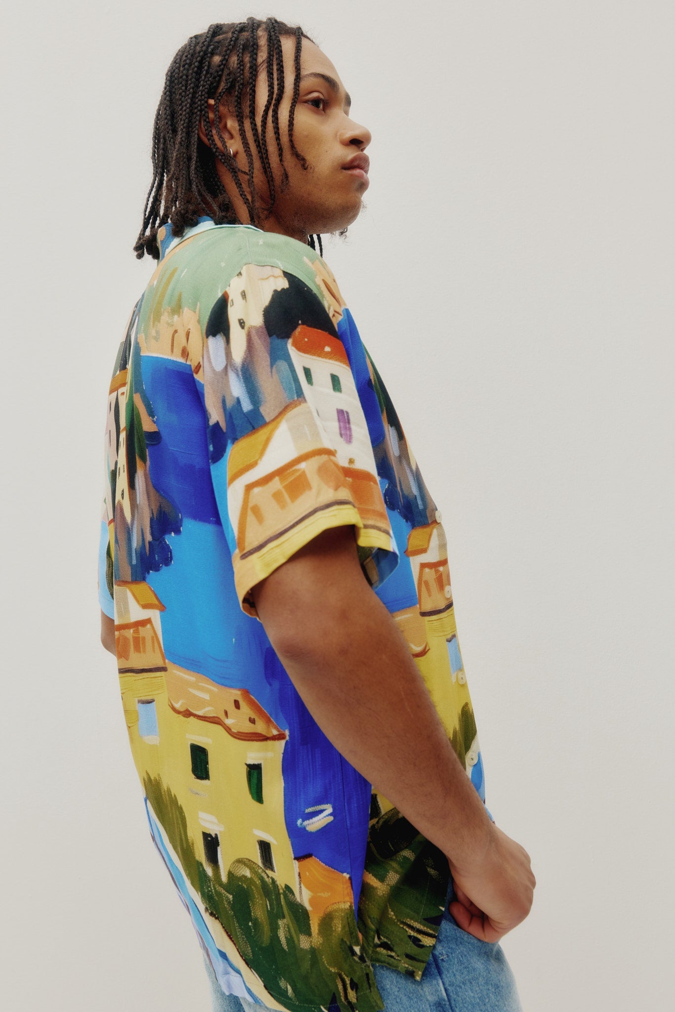 Beach Button Down Shirt Amalfi
