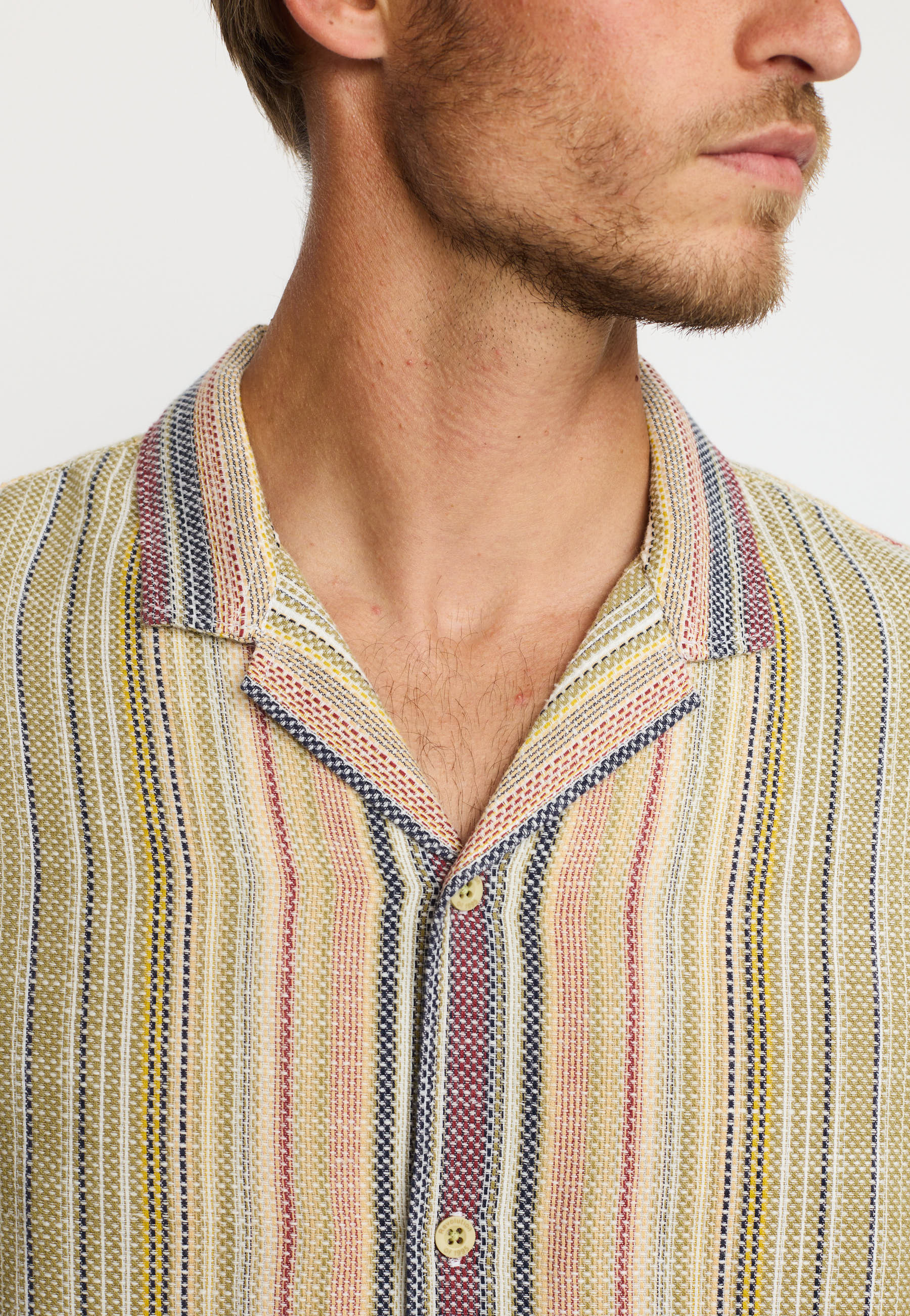 Short-Sleeved Cuban Shirt Army