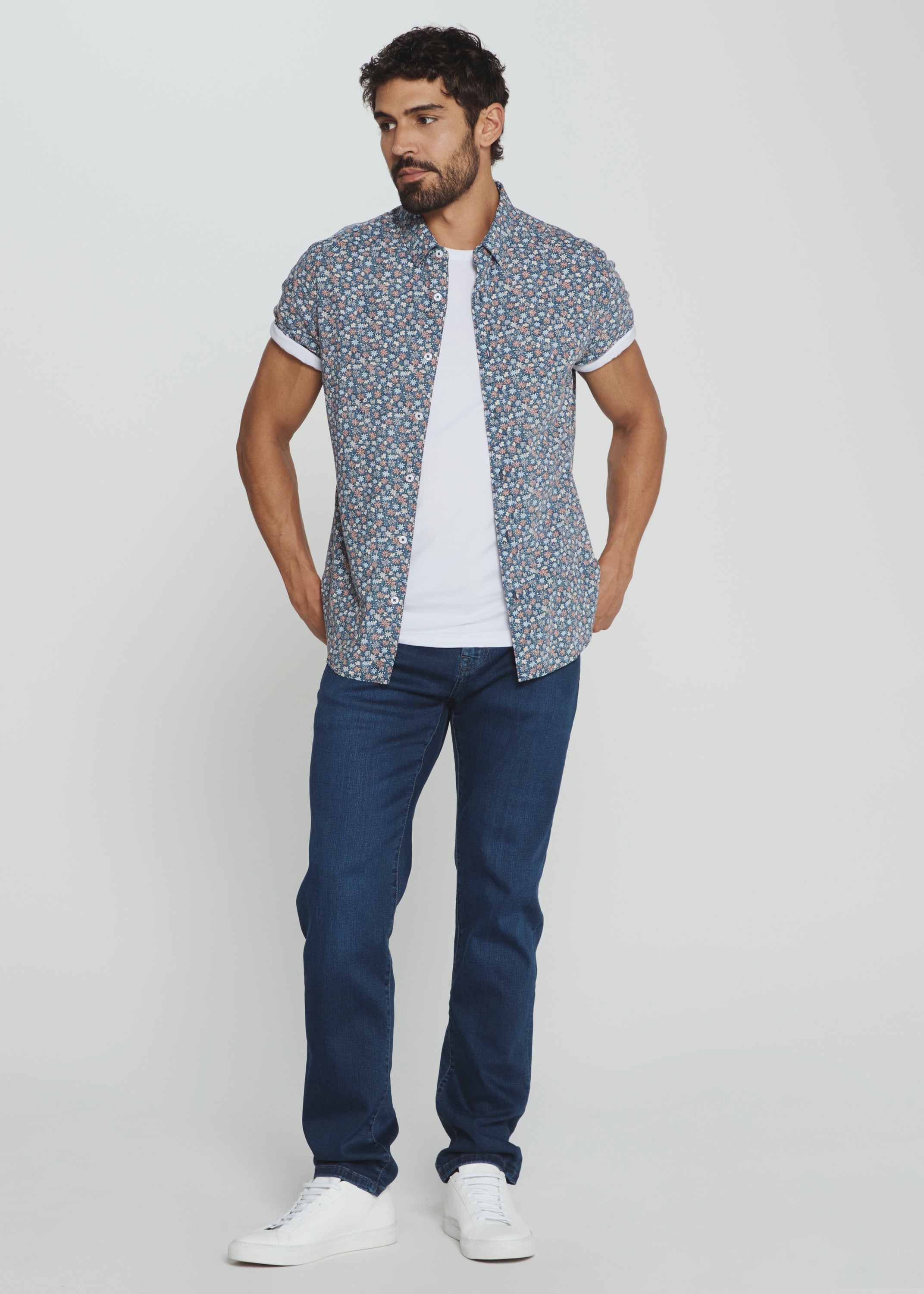 Mulberry Short Sleeve Shirt Navy