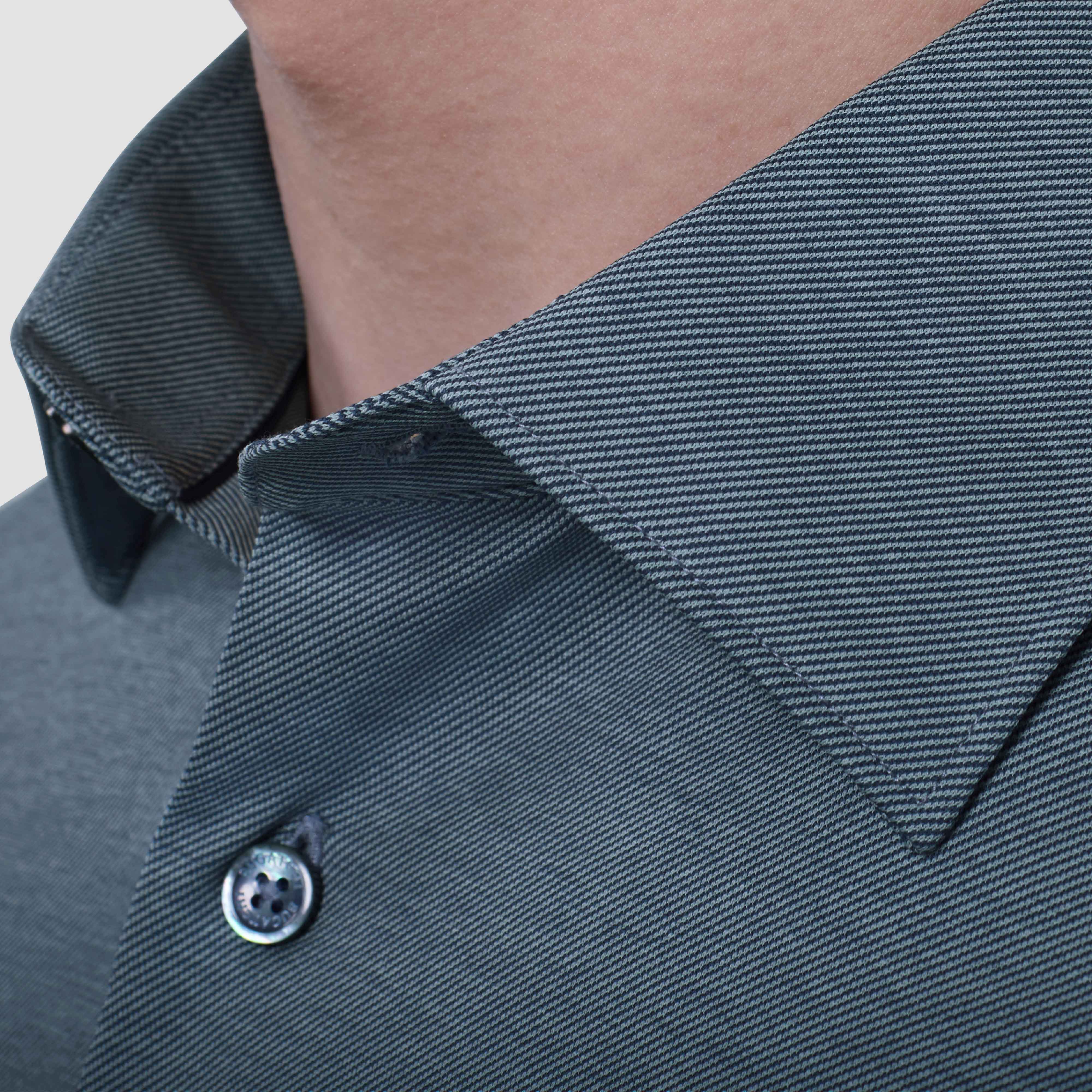 OOOHCotton James Long Sleeve Shirt Indigo