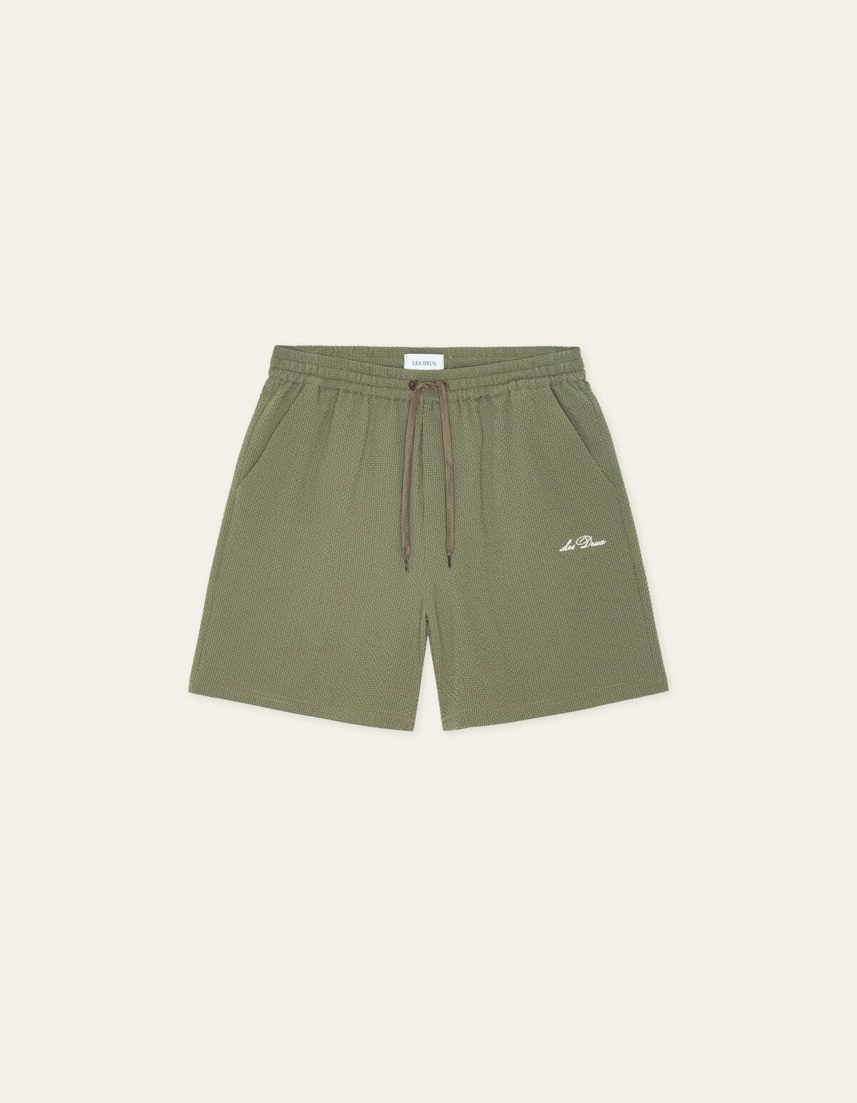Stan Seersucker Swim Shorts 2.0 Lichen Green