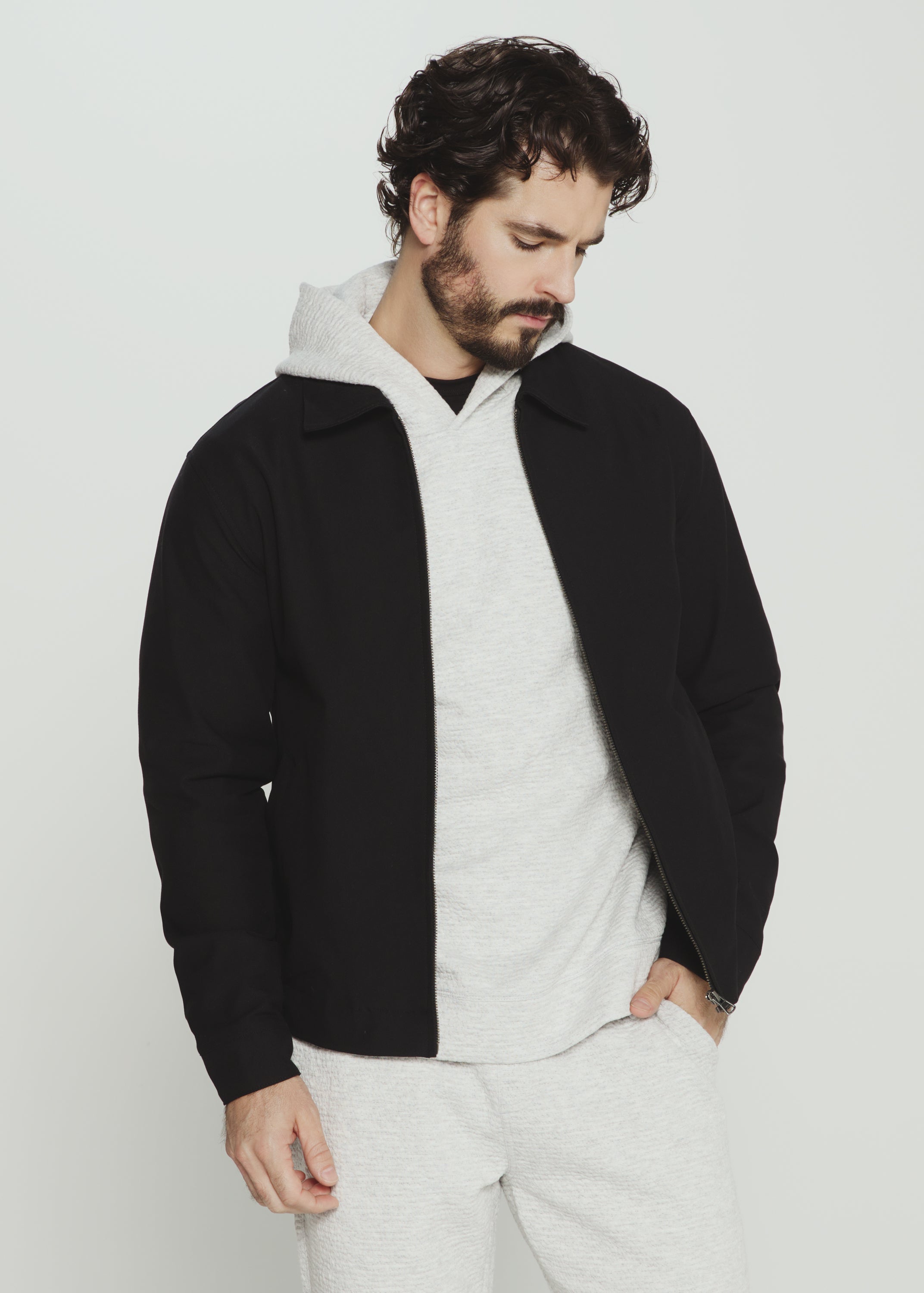 Baron Full Zip Jacket Black
