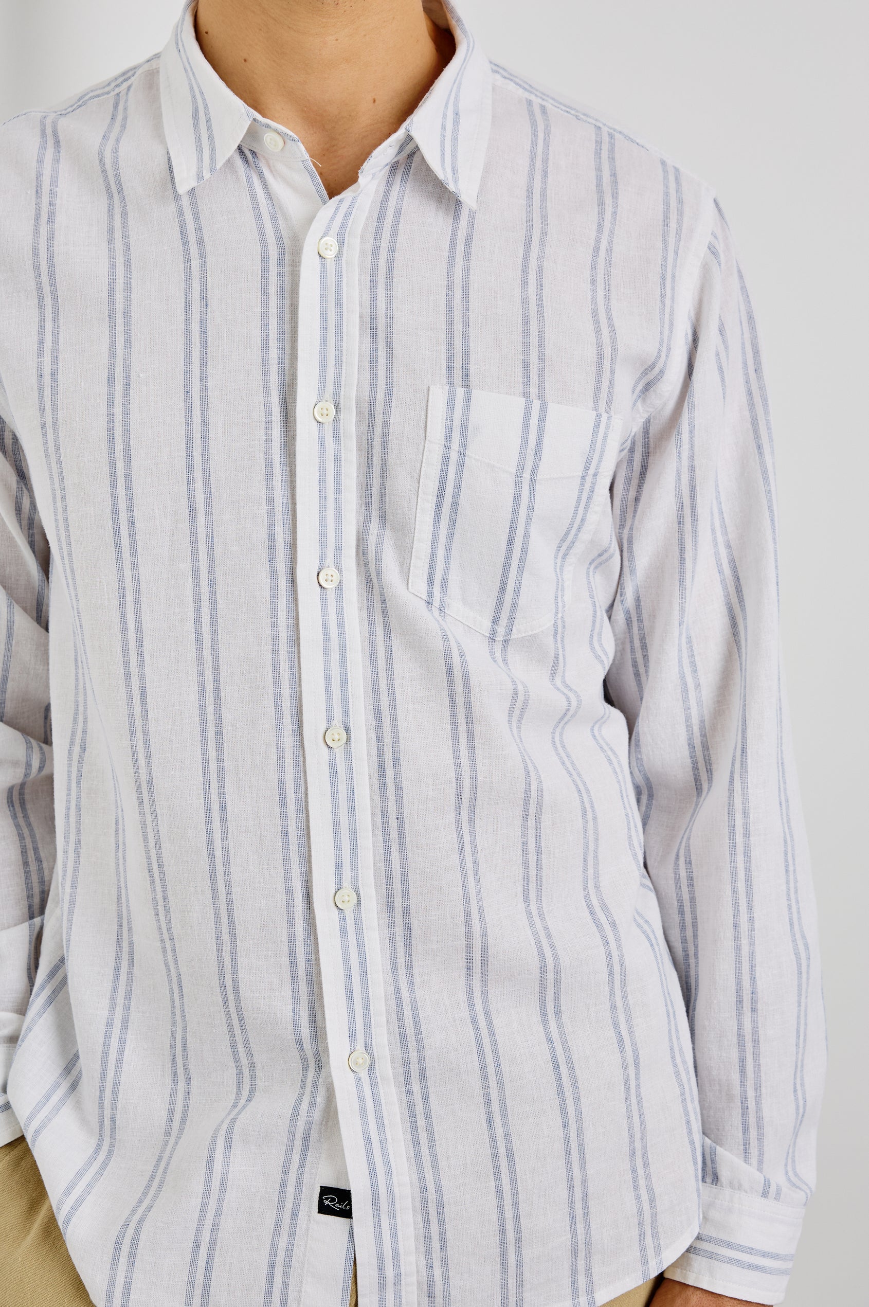 Clyde Shirt White Azure