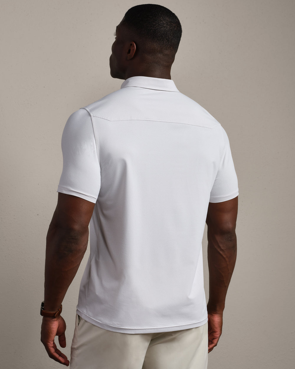 Commuter Polo Sleet Gray Micro Grid