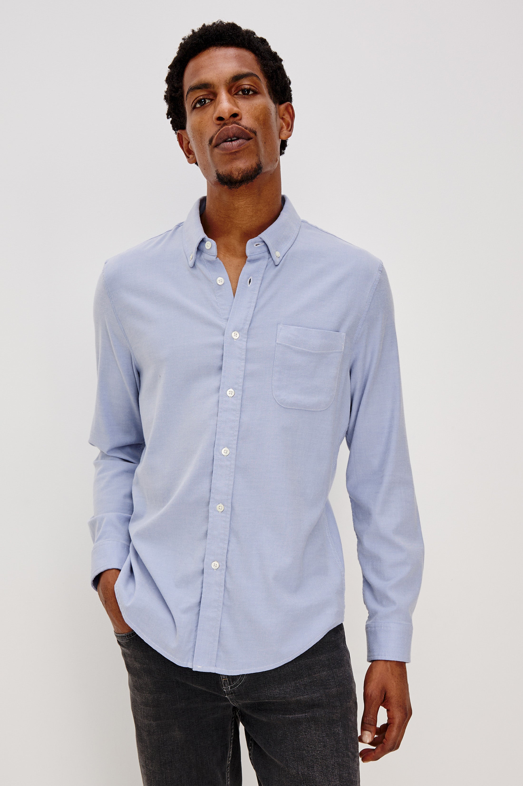 Vance Shirt Blue Oxford