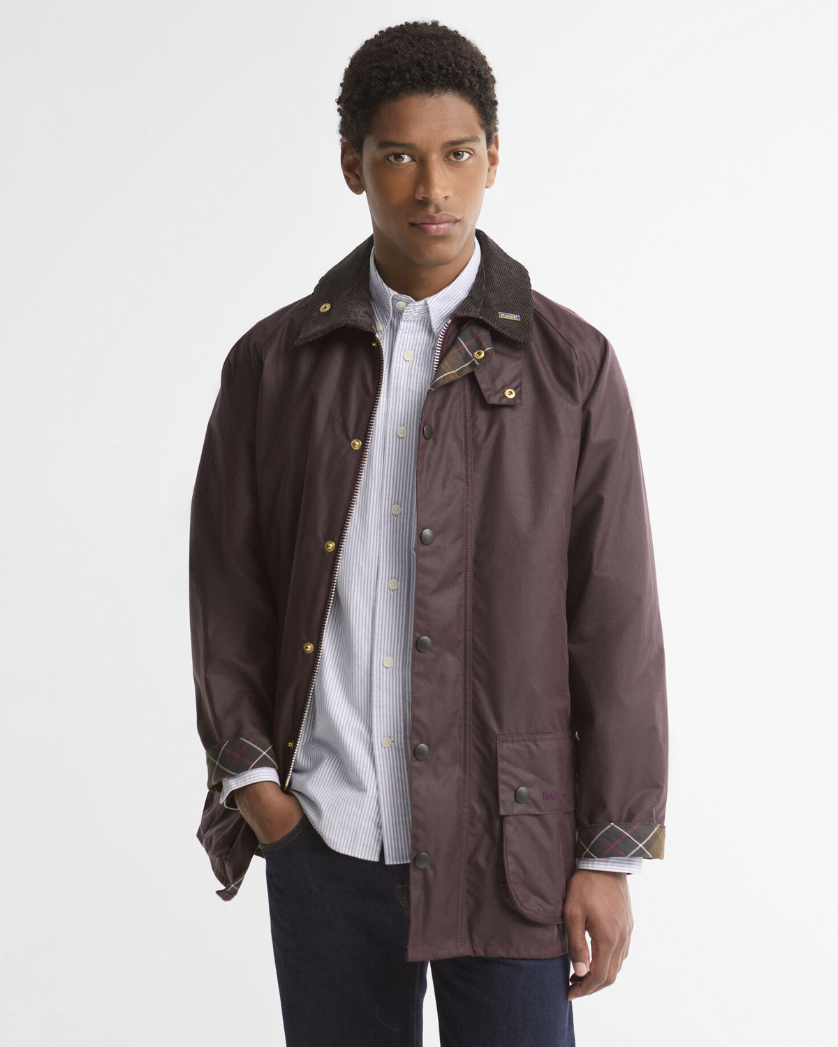 Icons Beaufort Wax Jacket Bordeaux
